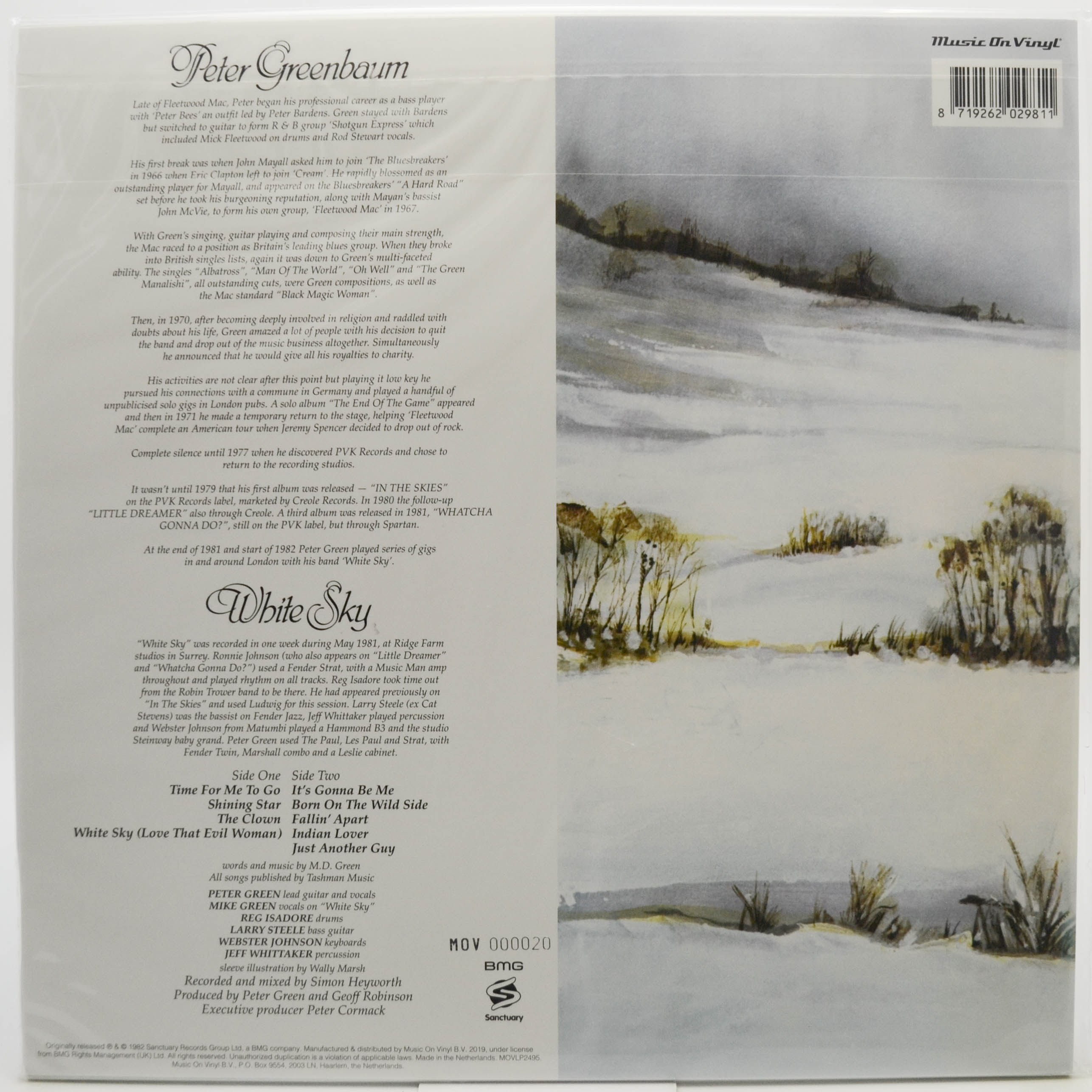 Peter Green — White Sky, 1982