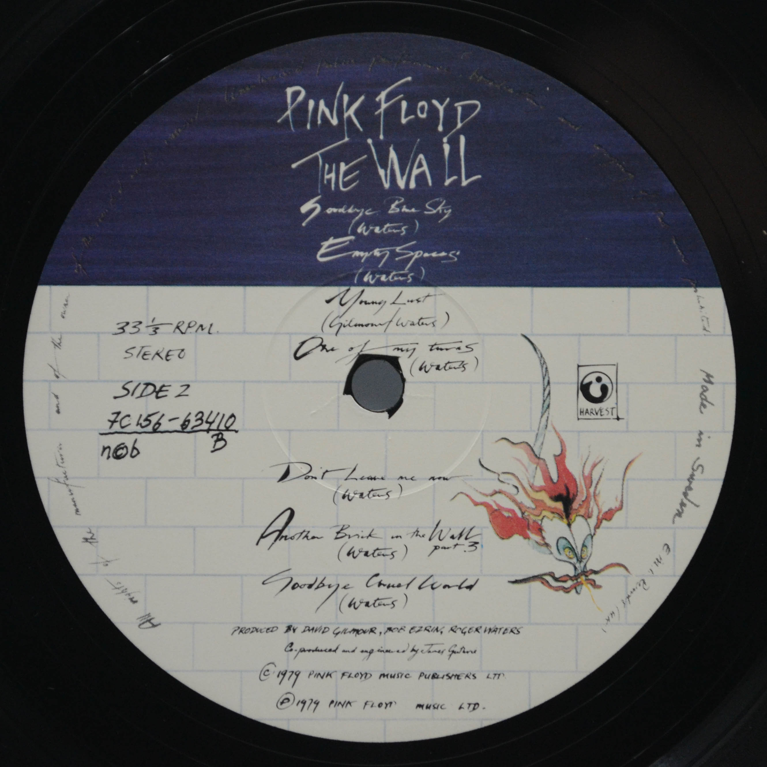 Виниловая пластинка Pink Floyd — The Wall (2LP), 1979