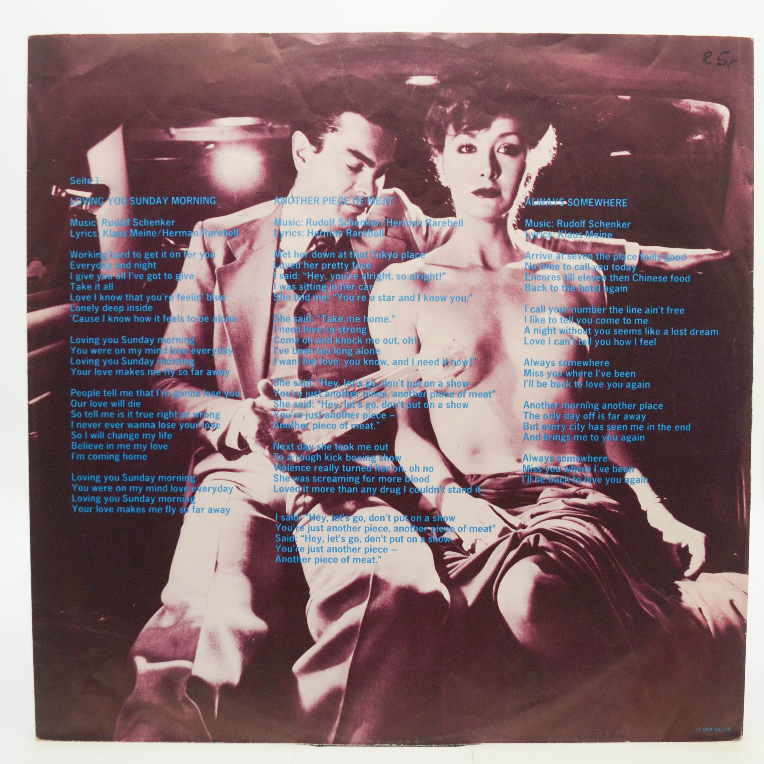 Виниловая пластинка Scorpions — Lovedrive, 1979