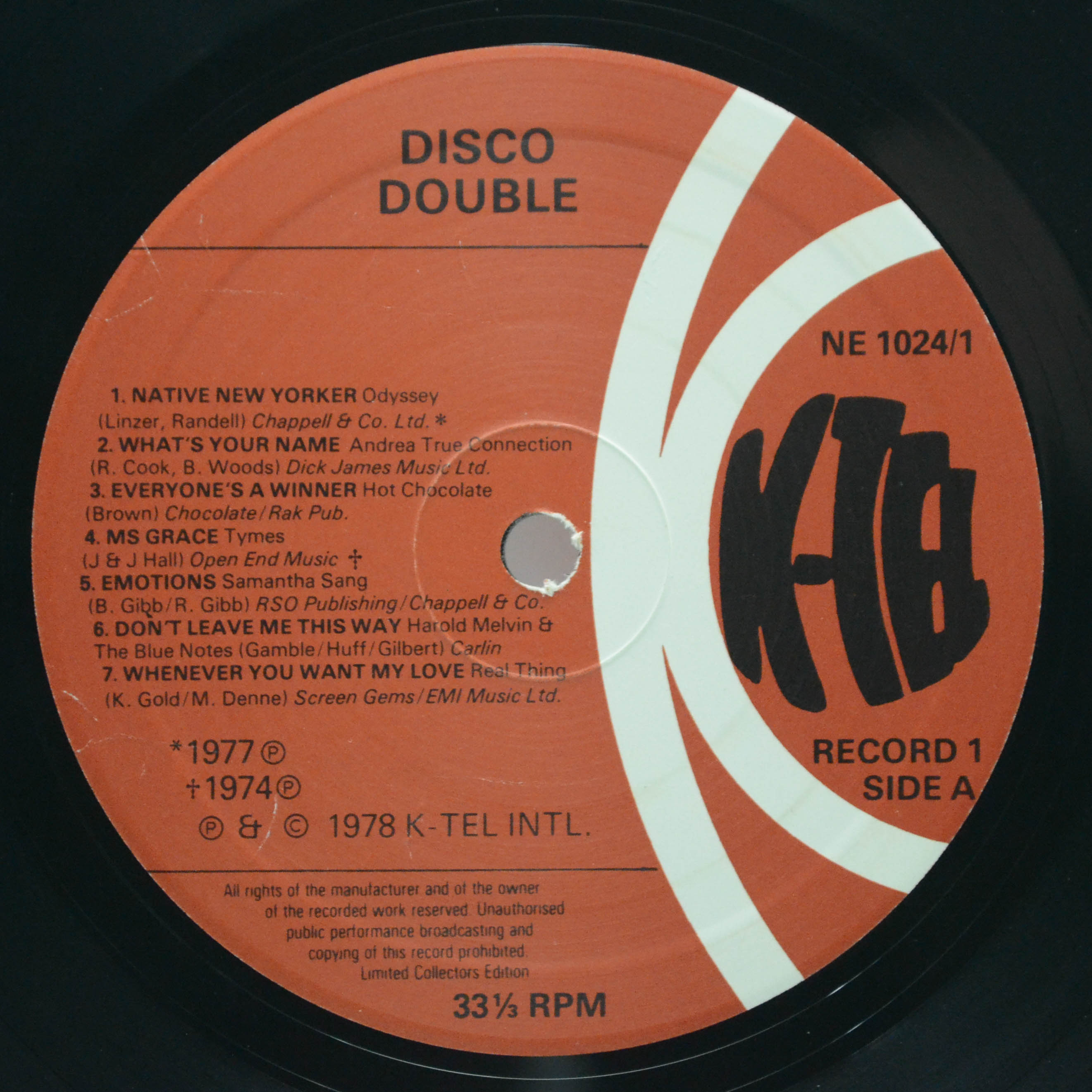 Various — Disco Double (2LP), 1978