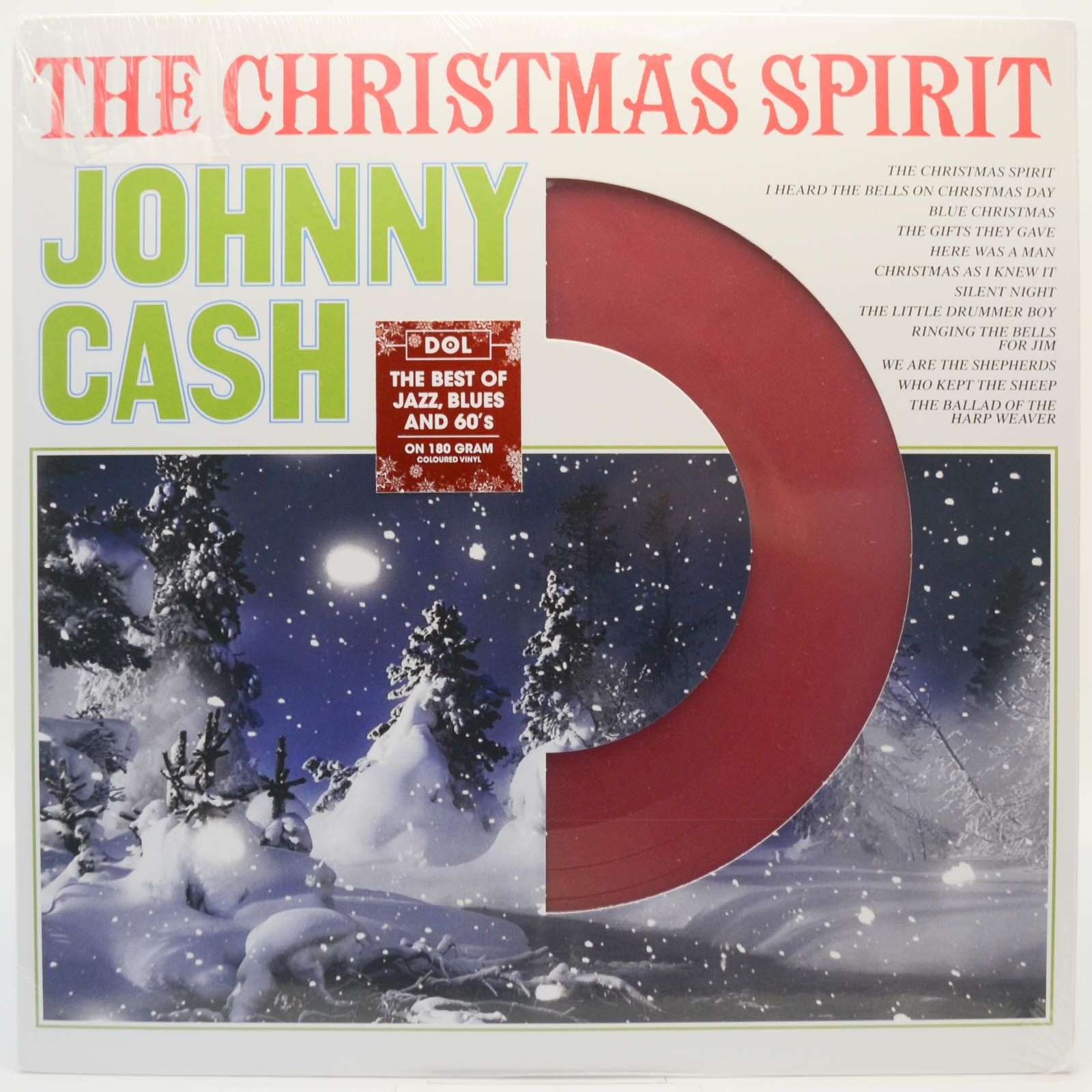 Виниловая пластинка Johnny Cash — The Christmas Spirit, 1963