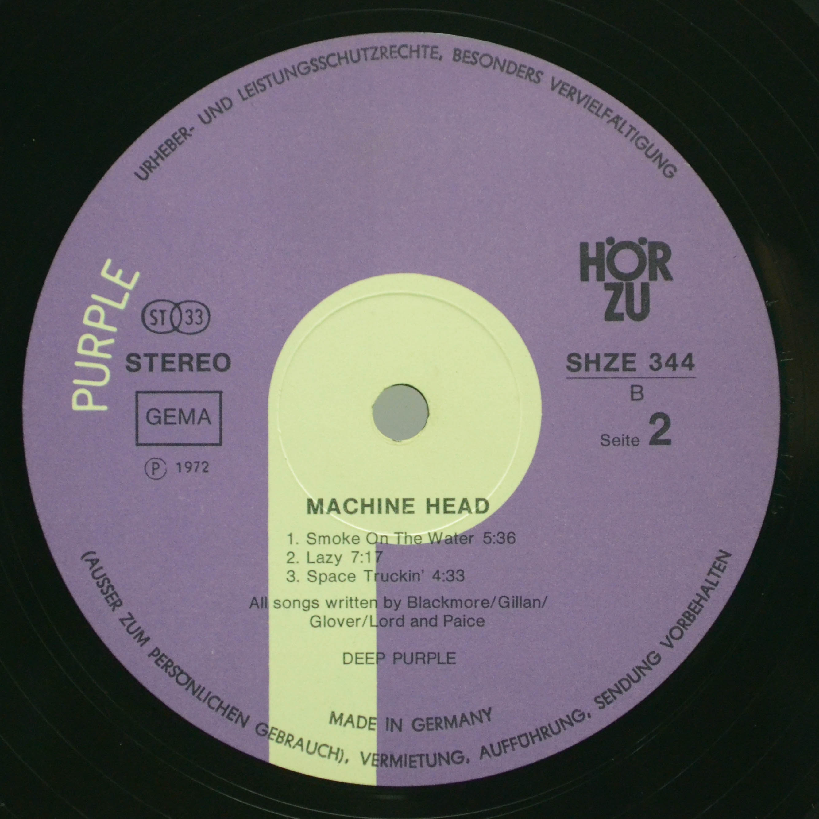 Deep Purple — Machine Head, 1972