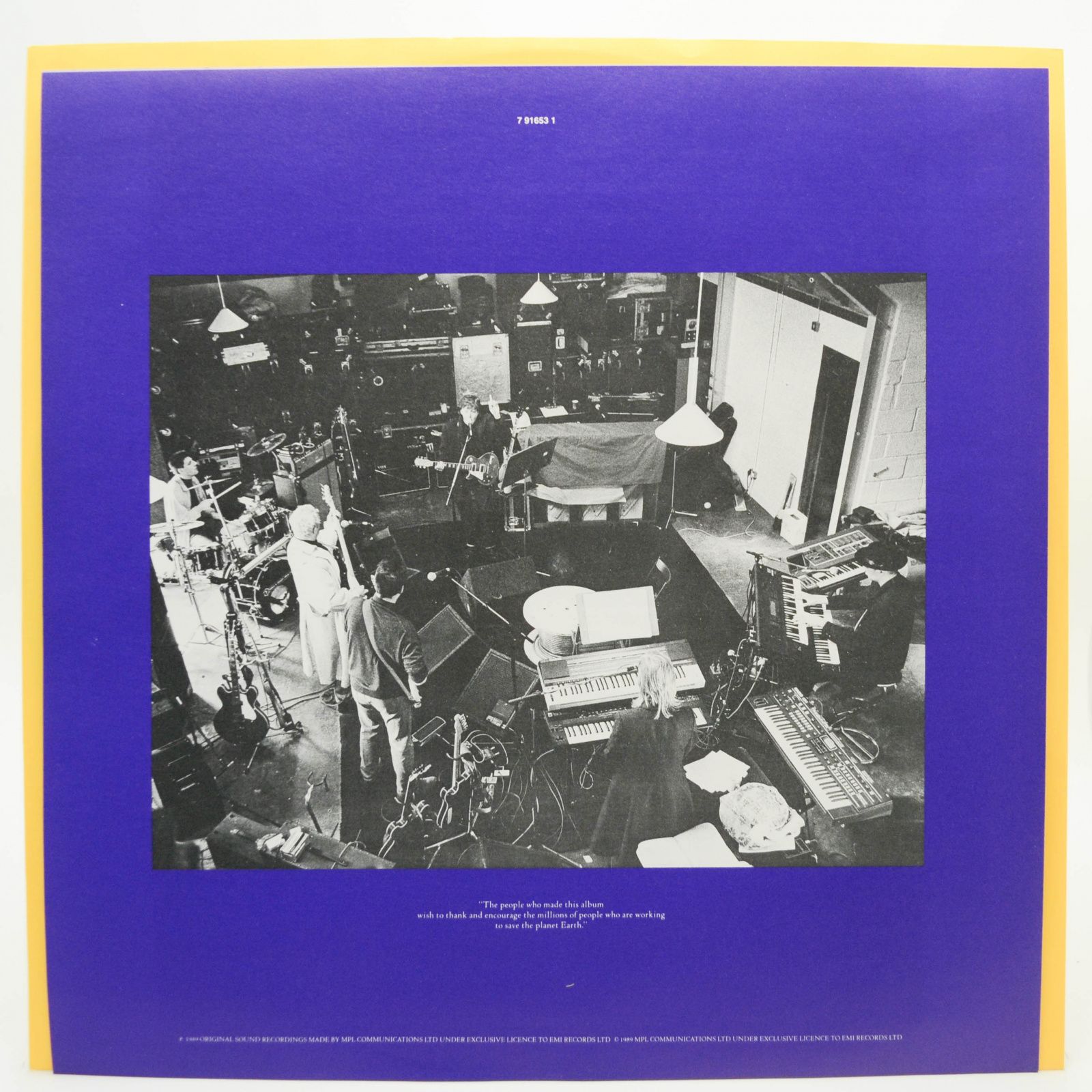 Paul McCartney — Flowers In The Dirt, 1989