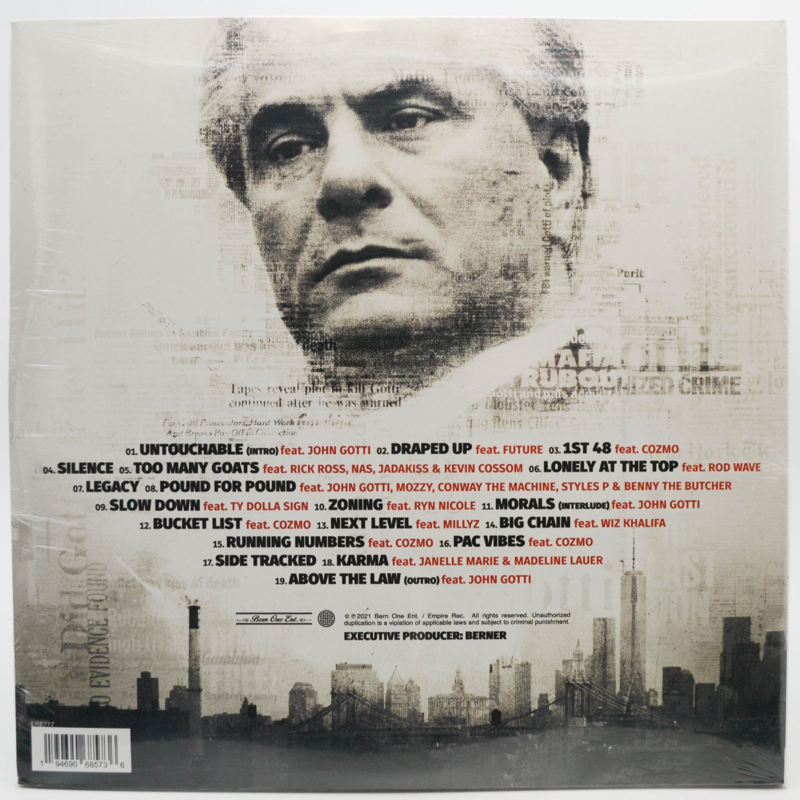 Виниловая пластинка Berner — Gotti (2LP, USA), 2022
