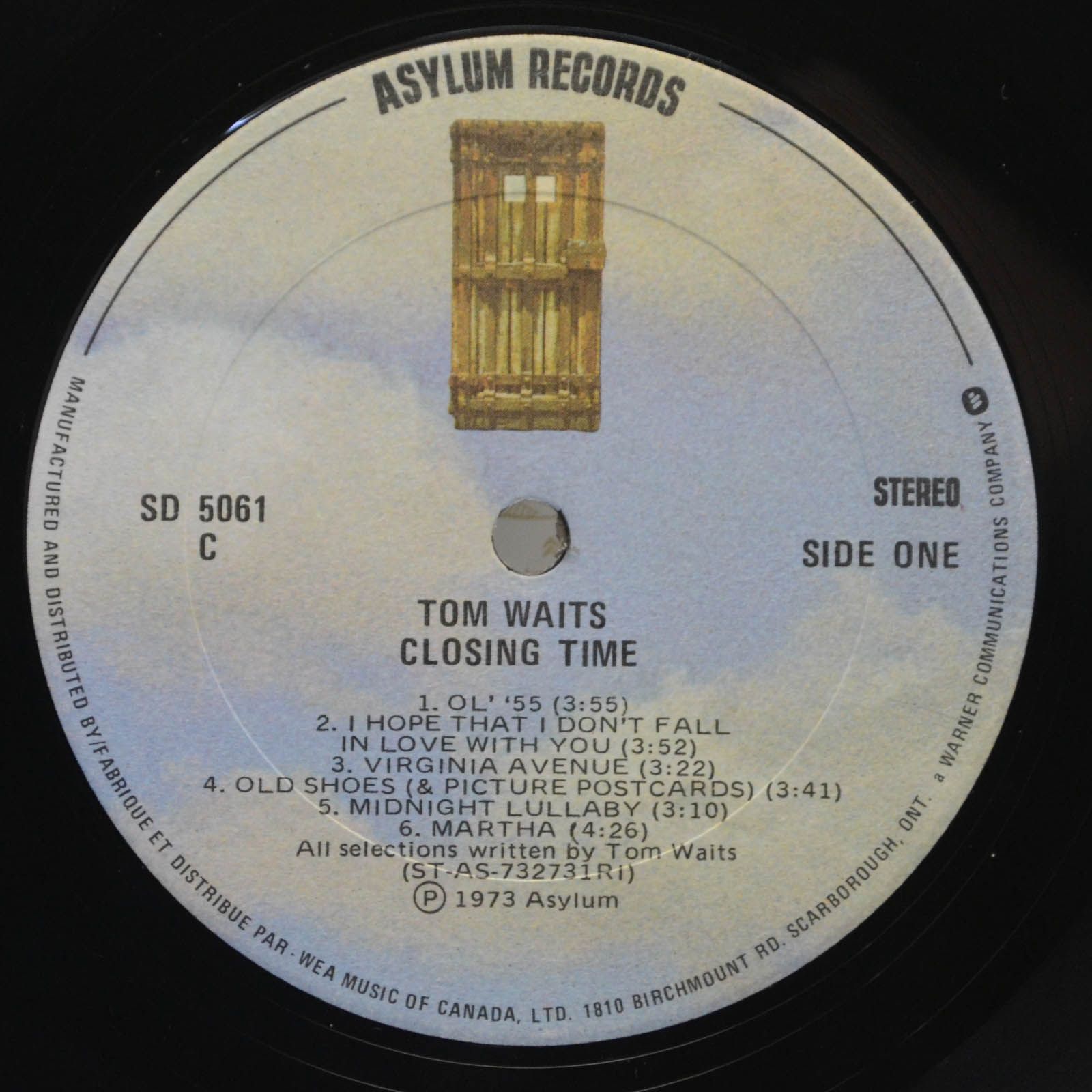 Tom Waits — Closing Time, 1973