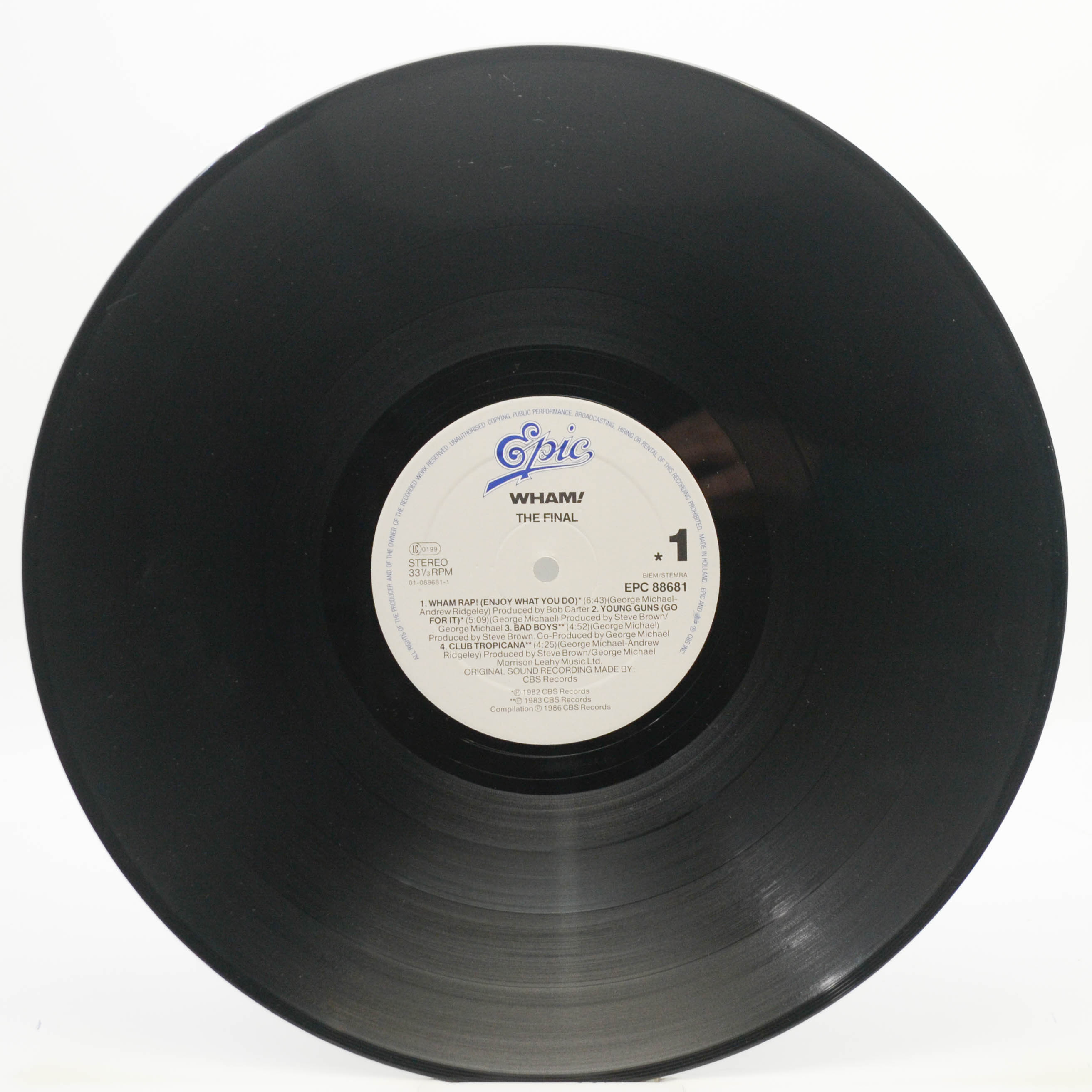 Виниловая пластинка Wham! — The Final (2LP), 1986