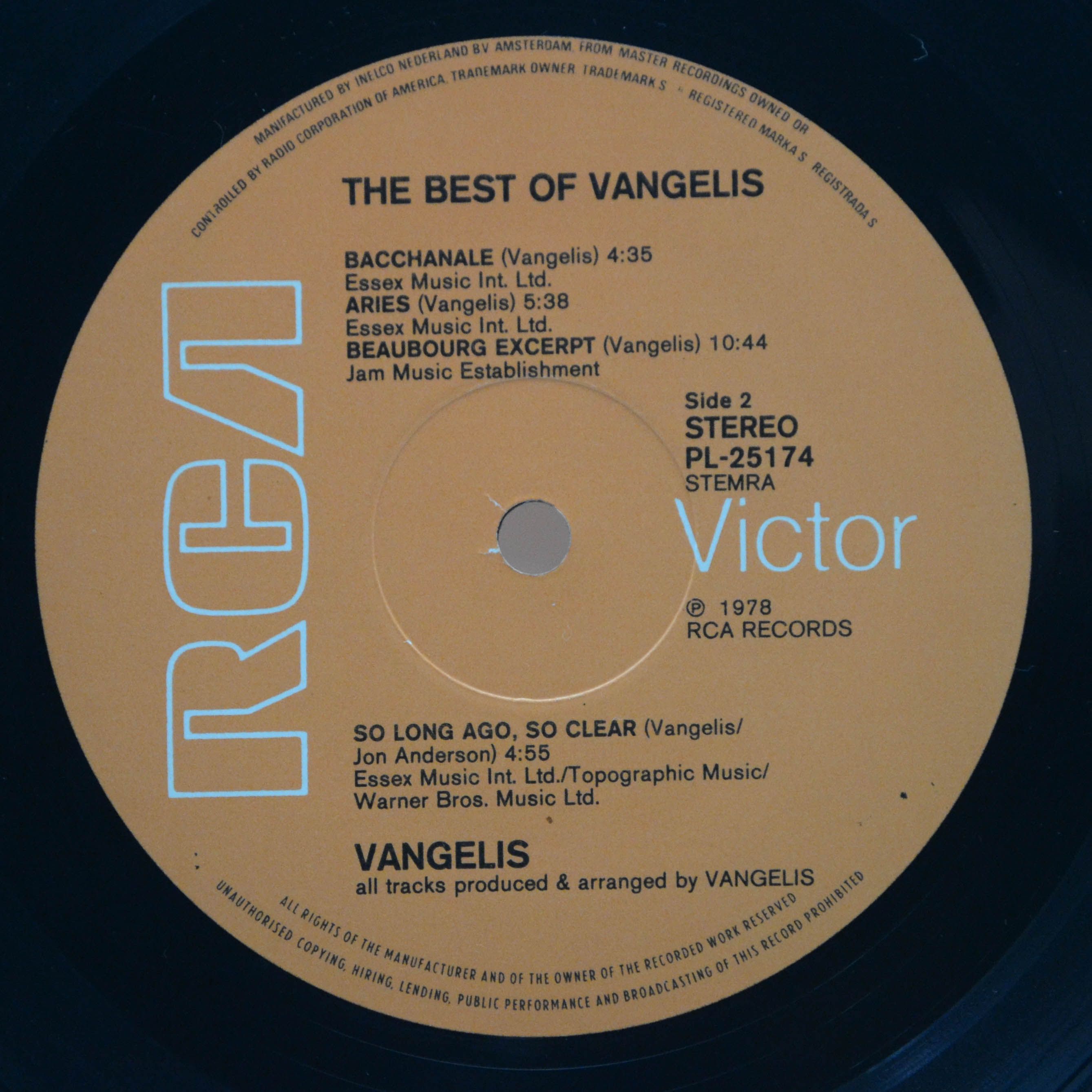 Vangelis — The Best Of Vangelis, 1978