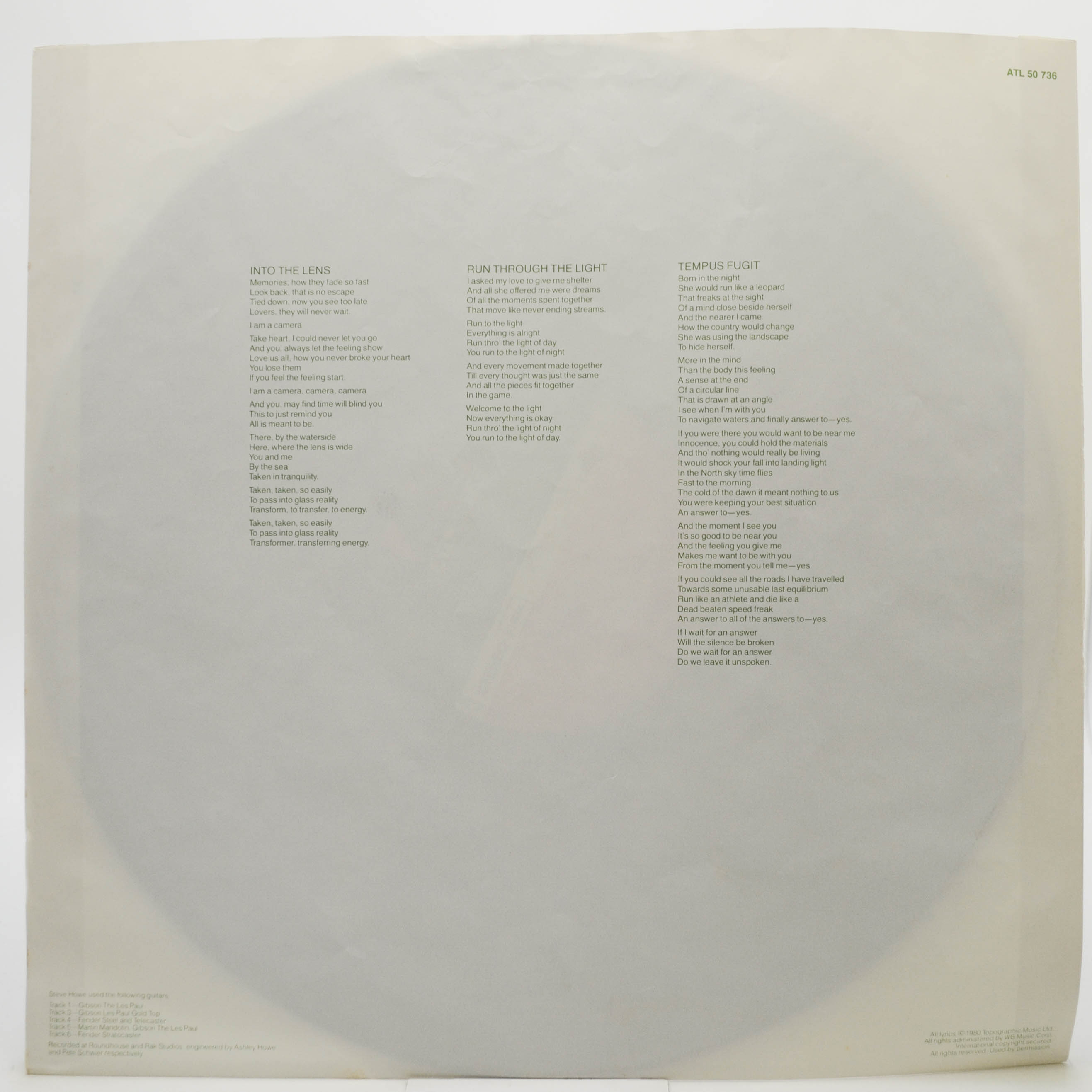 Виниловая пластинка Yes — Drama, 1980