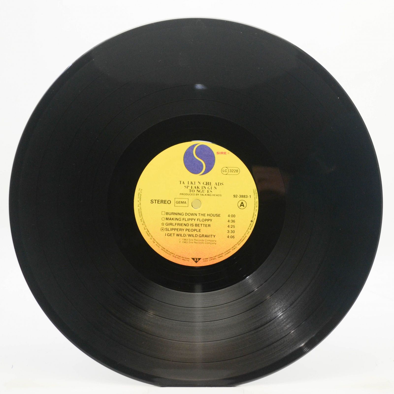 Виниловая пластинка Talking Heads — Speaking In Tongues, 1983