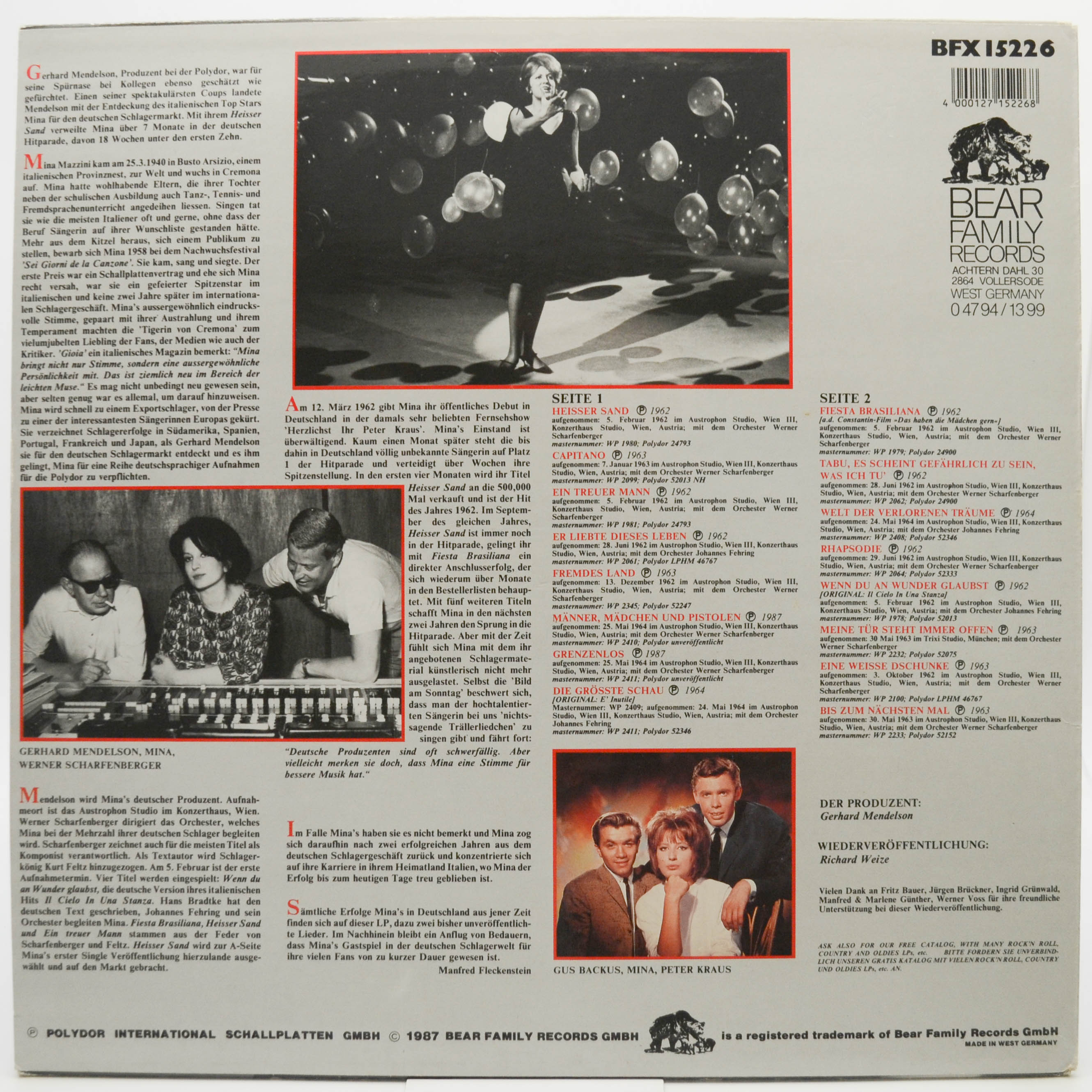 Mina — Heisser Sand, 1987