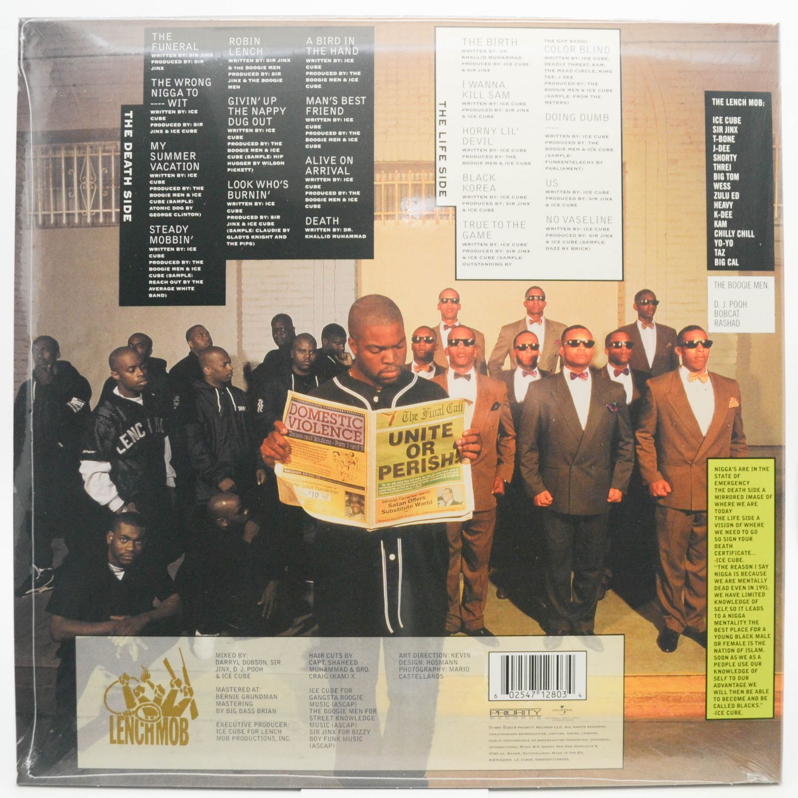 Виниловая пластинка Ice Cube — Death Certificate, 1991