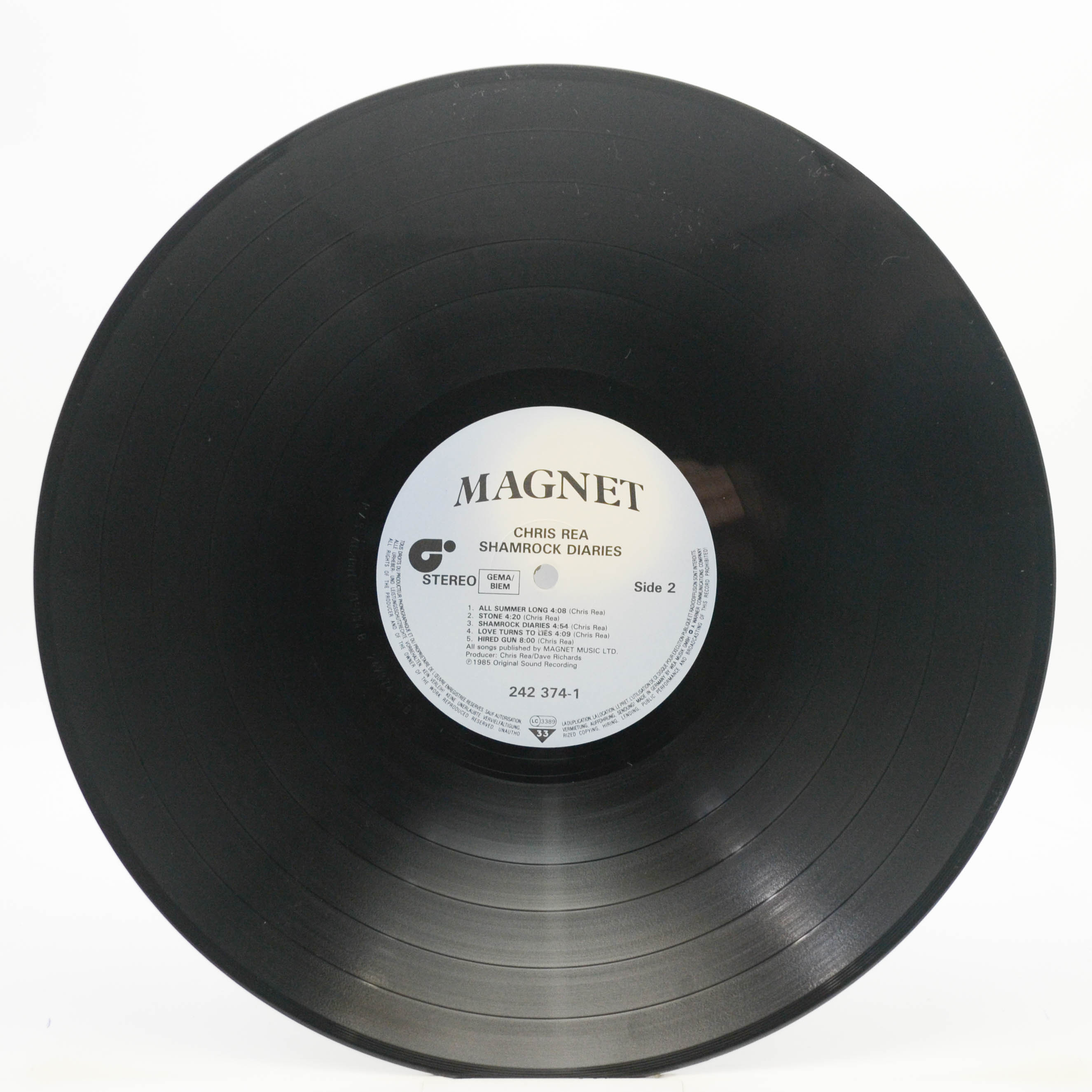 Chris Rea — Shamrock Diaries, 1988