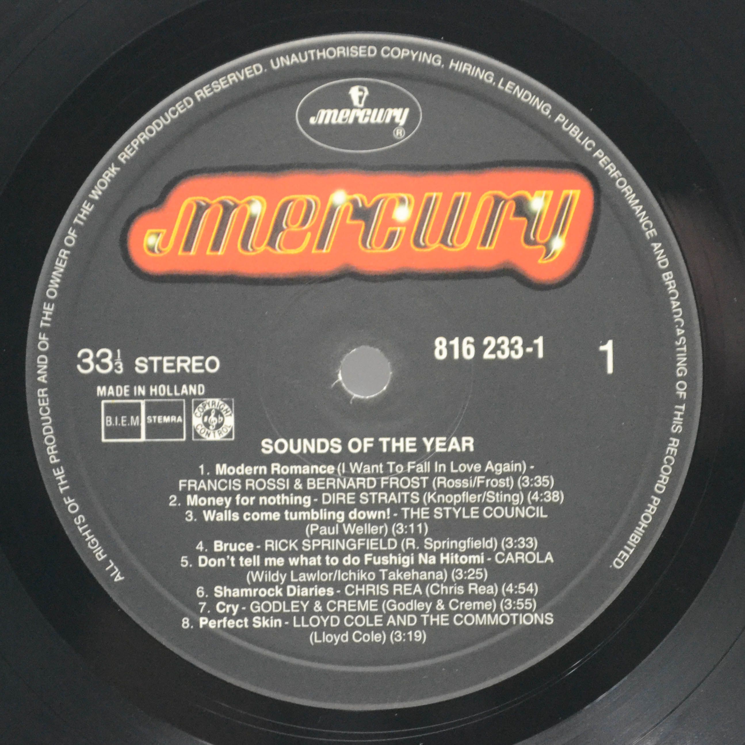 Various — Sound Of The Year, 1985