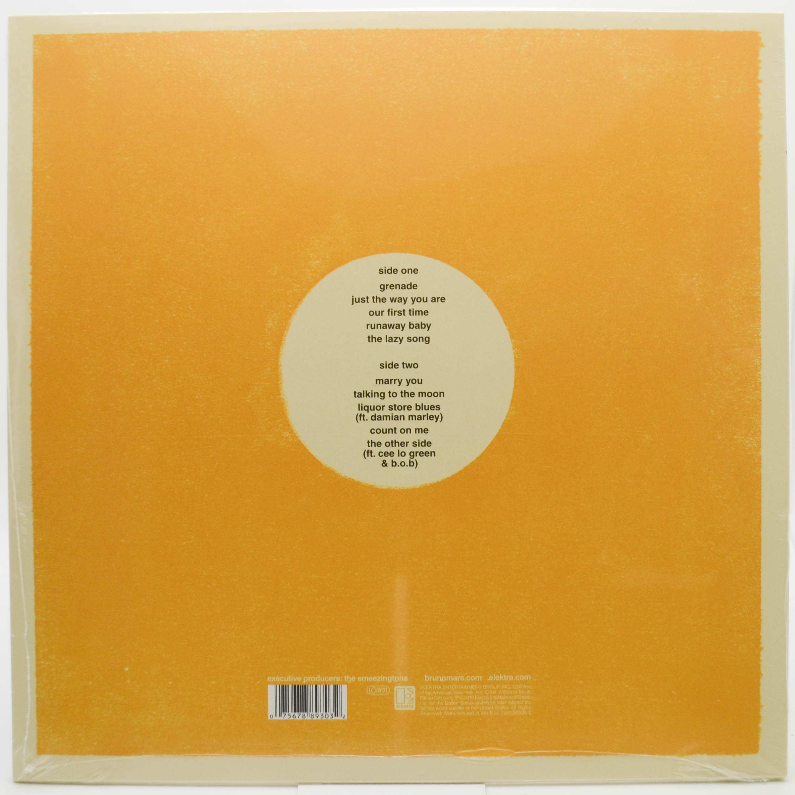 Виниловая пластинка Bruno Mars — Doo-Wops & Hooligans, 2010