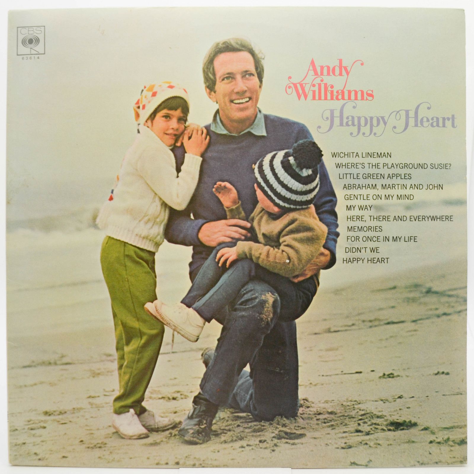 Виниловая пластинка Andy Williams — Happy Heart (UK), 1969