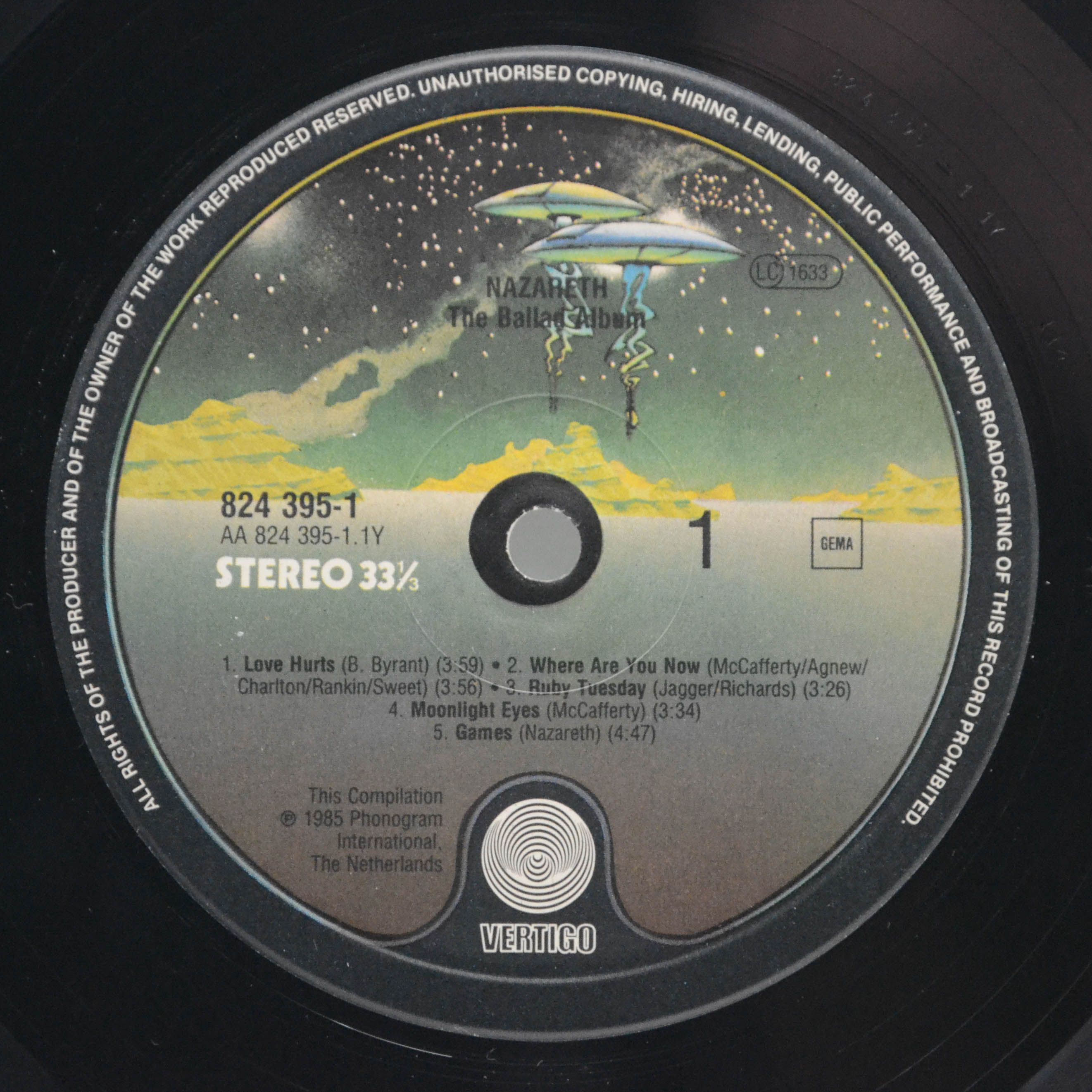 Nazareth — The Ballad Album, 1985
