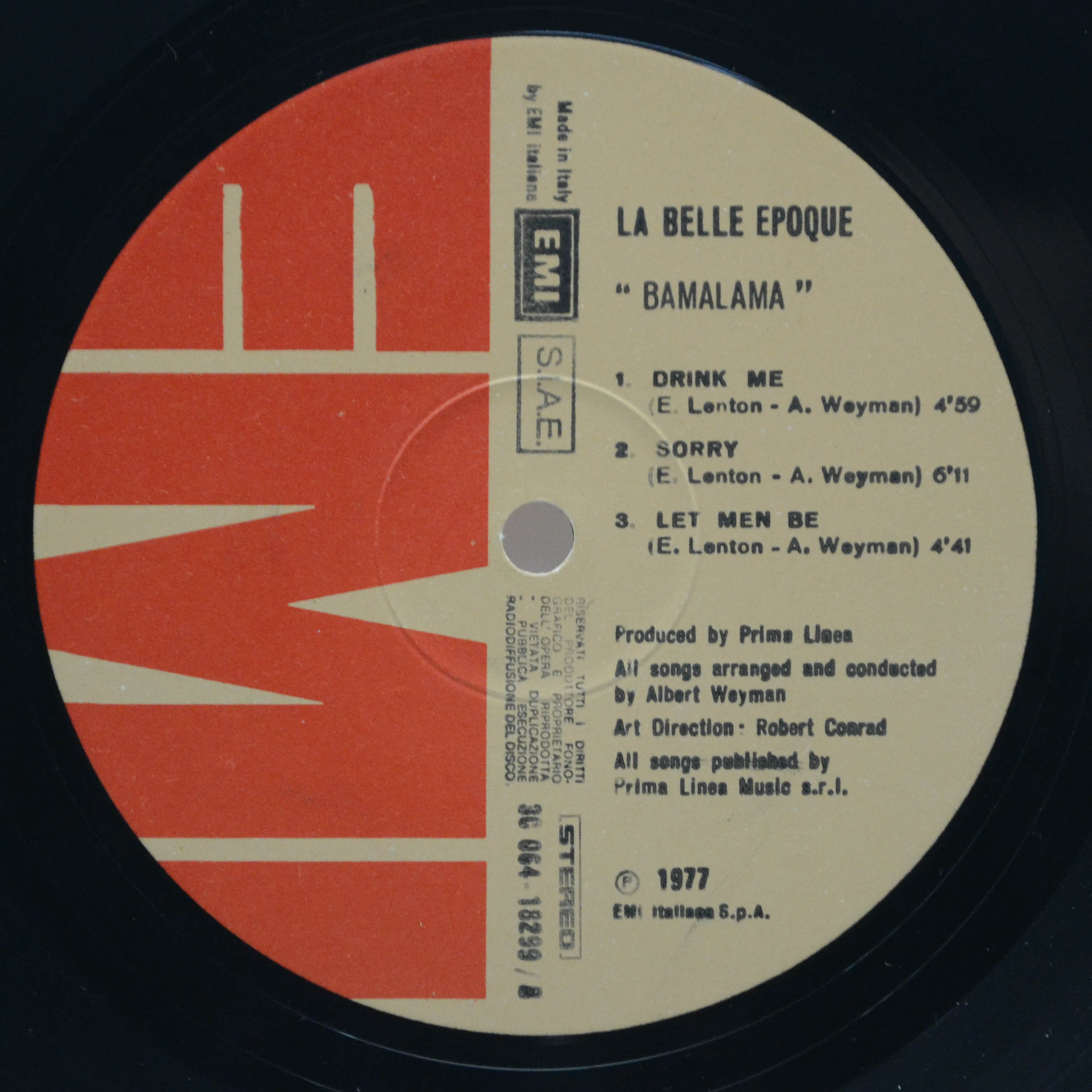 Belle Epoque — Bamalama, 1977