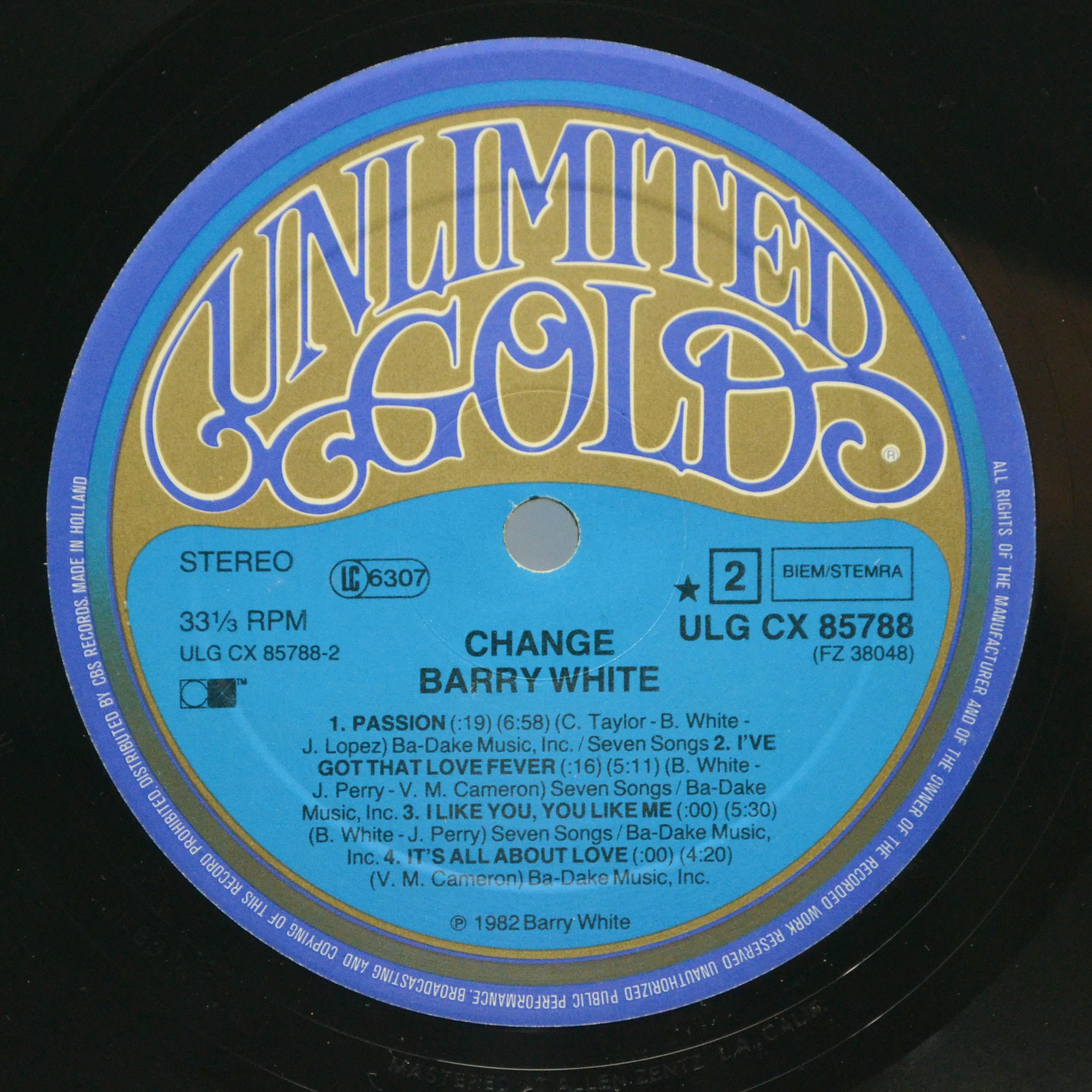 Barry White — Change, 1982