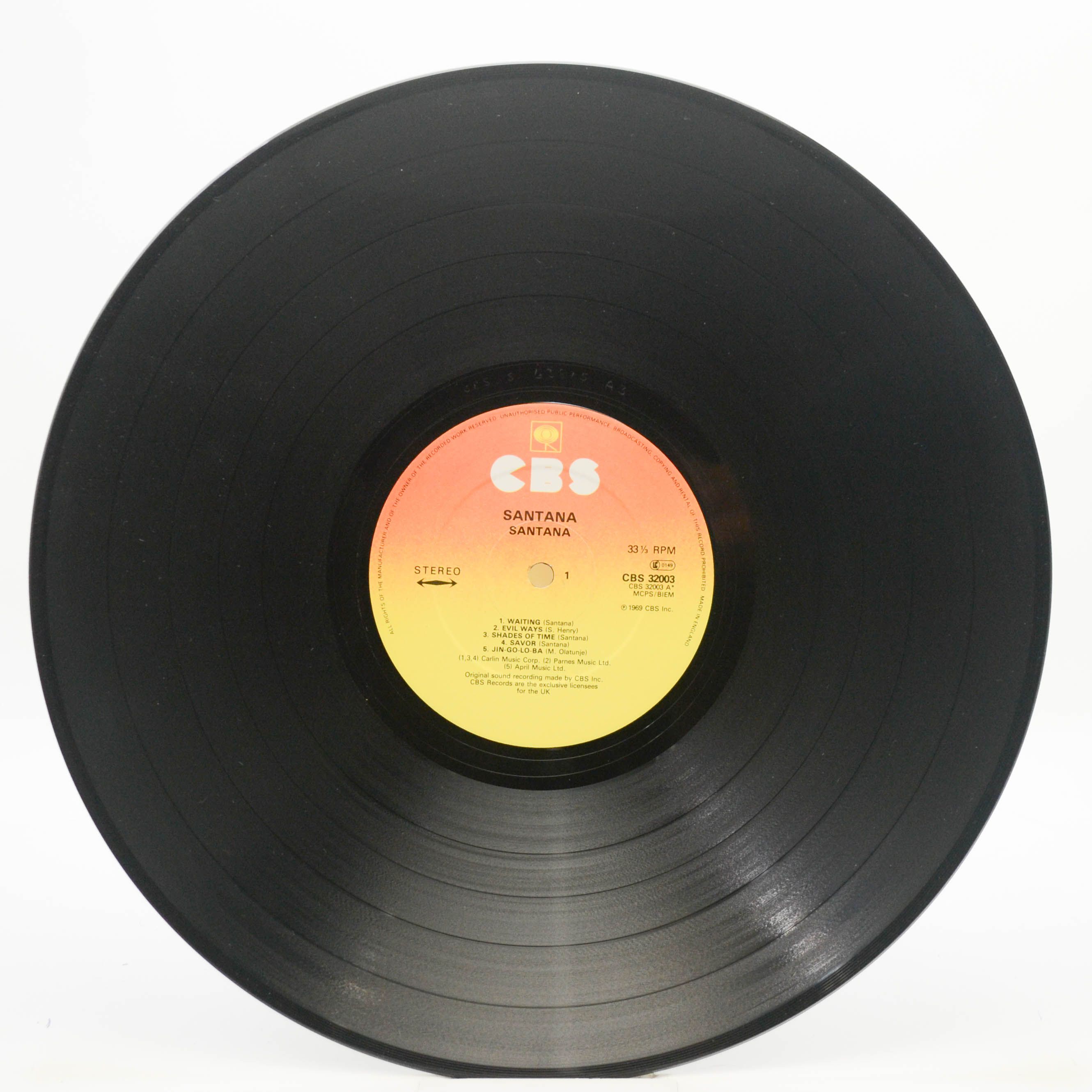 Santana — Santana (UK), 1969