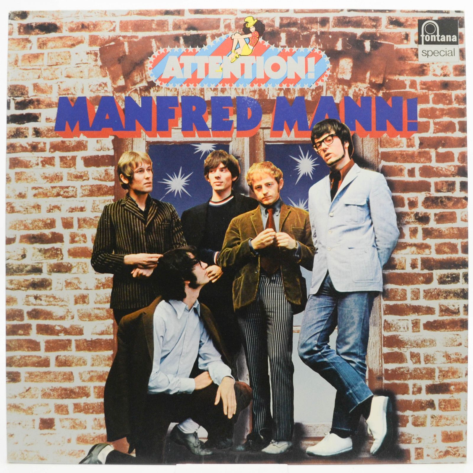 Виниловая пластинка Manfred Mann — Attention! Manfred Mann!, 1973
