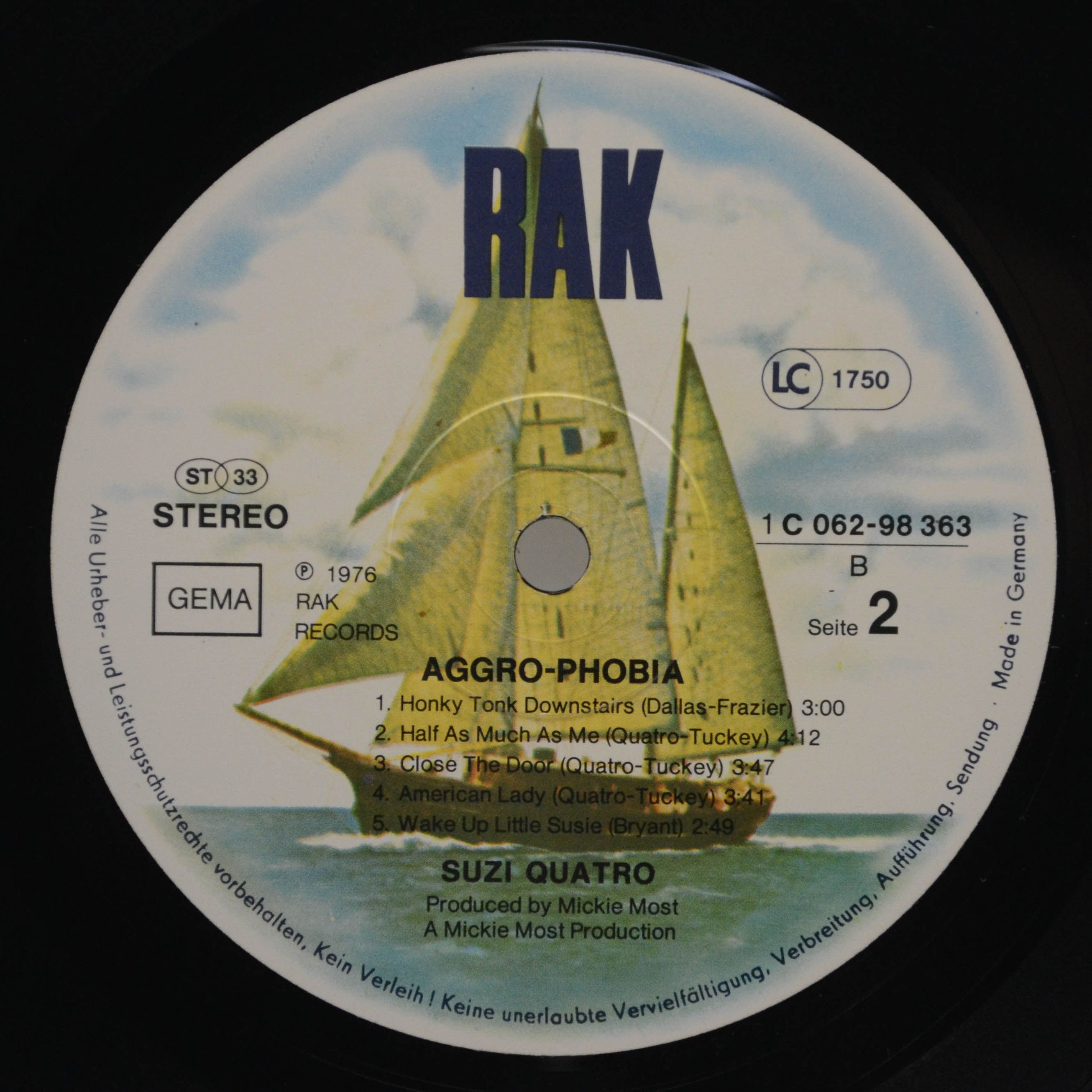 Suzi Quatro — Aggro-Phobia, 1976