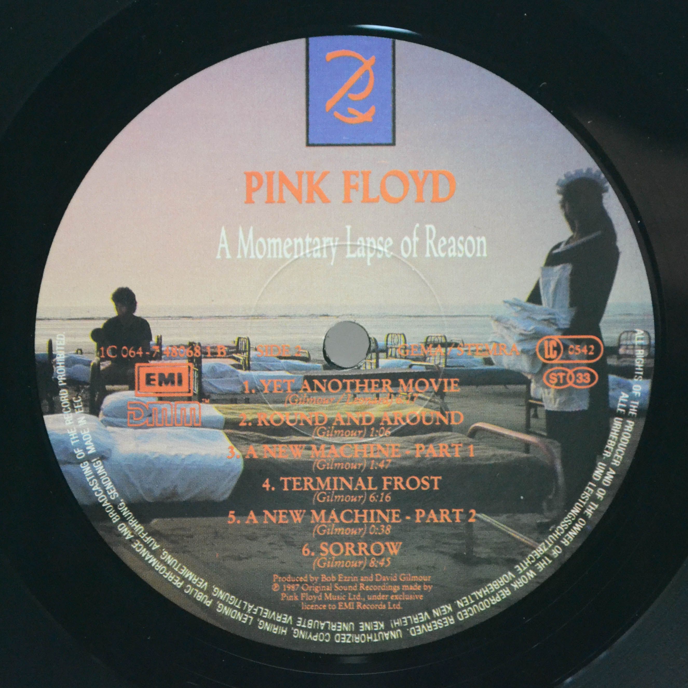 Виниловая пластинка Pink Floyd — A Momentary Lapse Of Reason, 1987
