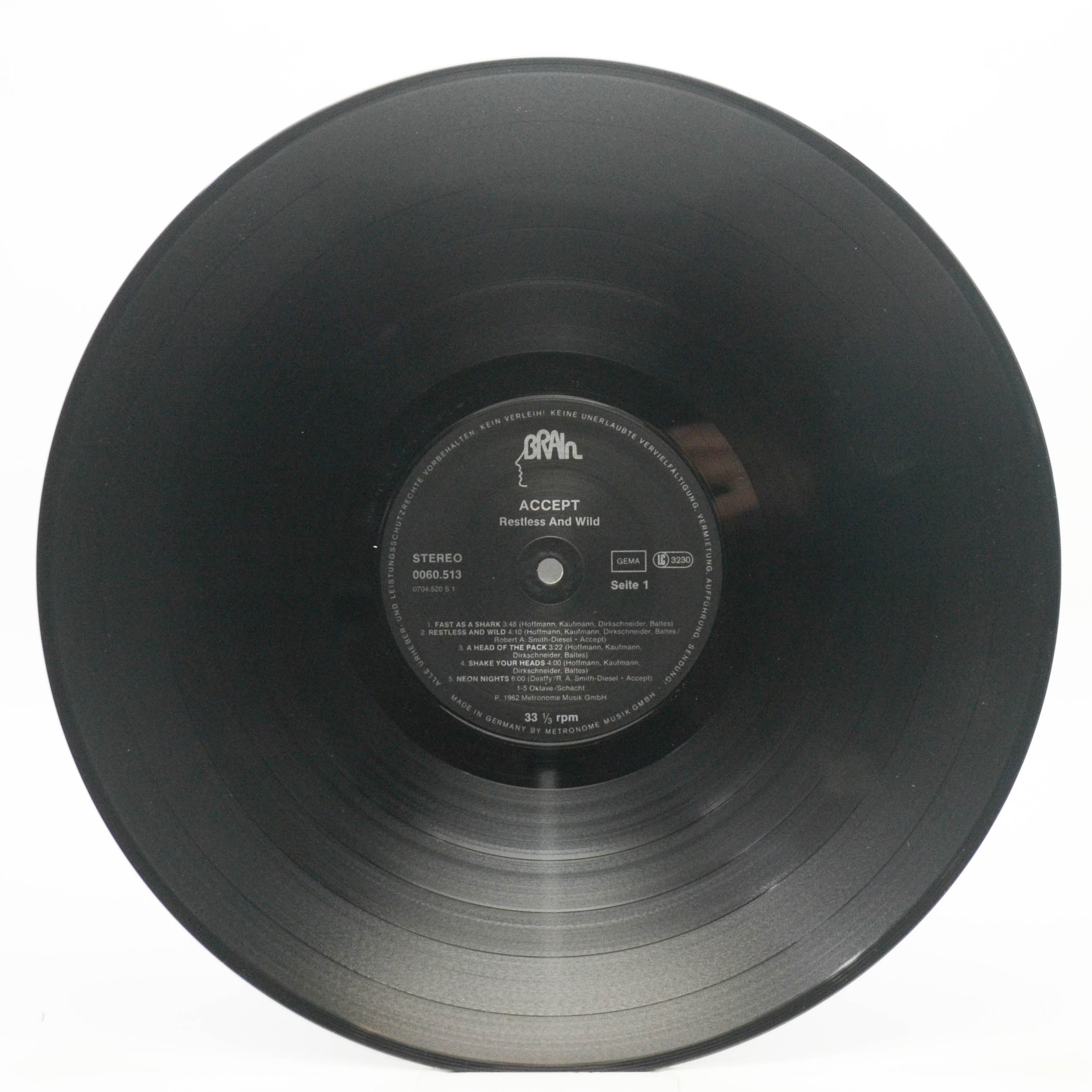 Accept — Restless And Wild (1-st, Germany), 1982