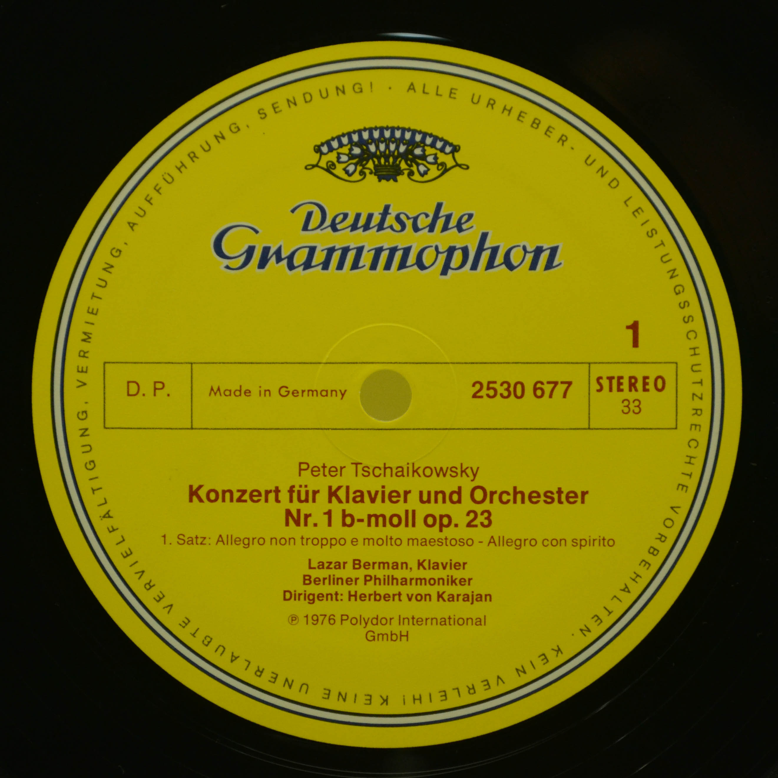 Herbert von Karajan • Lazar Berman, Berliner Philharmoniker - Tschaikowsky — Klavierkonzert Nr. 1 B-Moll, 1976