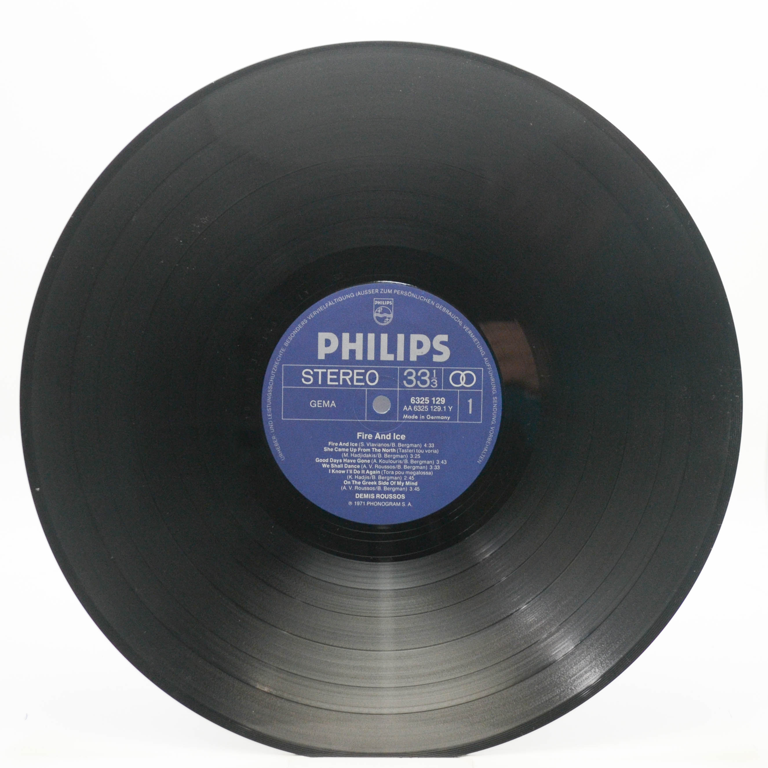 Demis Roussos — Fire And Ice, 1974