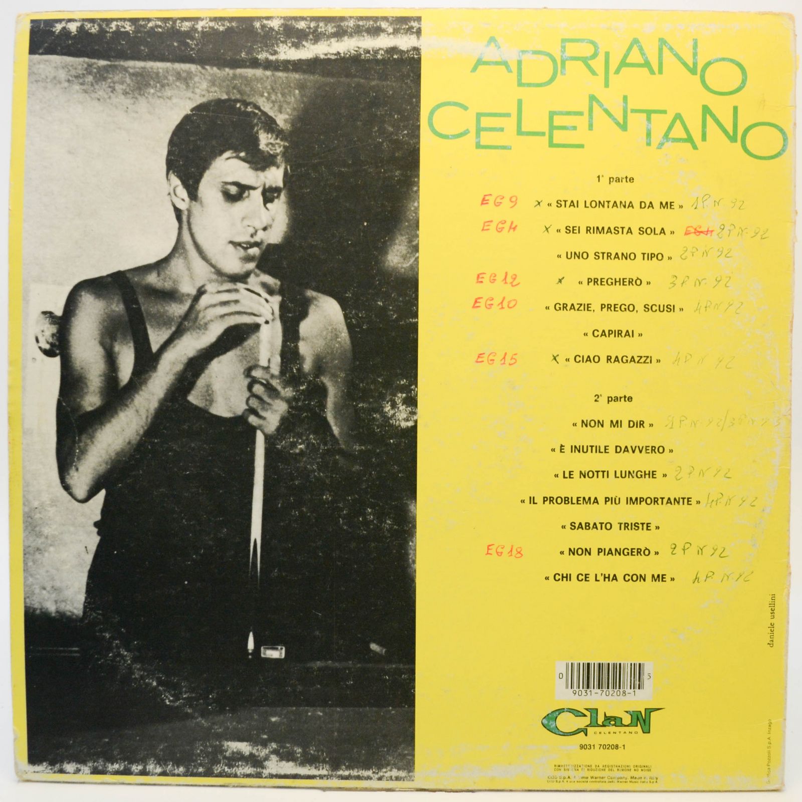 Adriano Celentano — Non Mi Dir (Italy, Clan), 1969