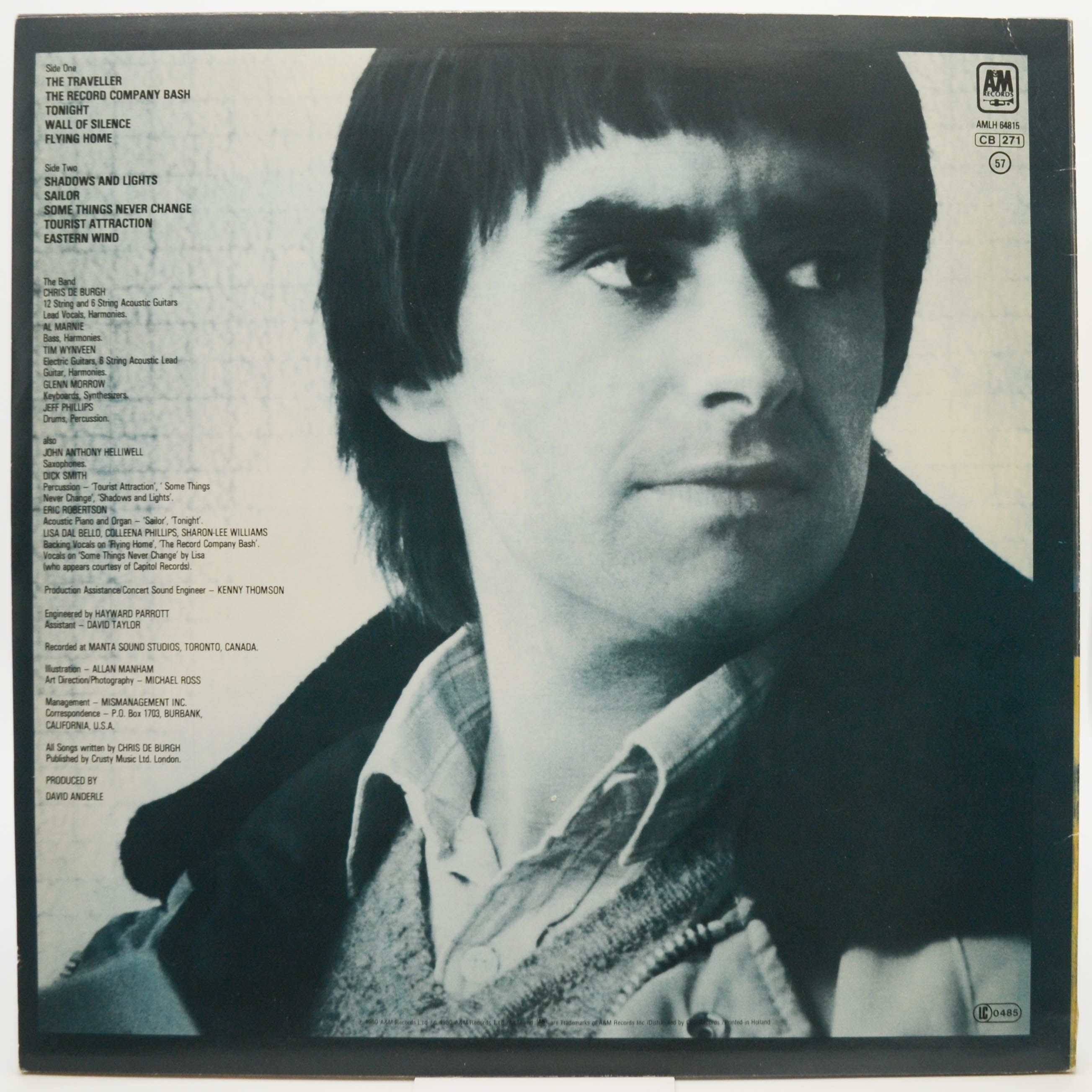 Виниловая пластинка Chris de Burgh — Eastern Wind, 1980