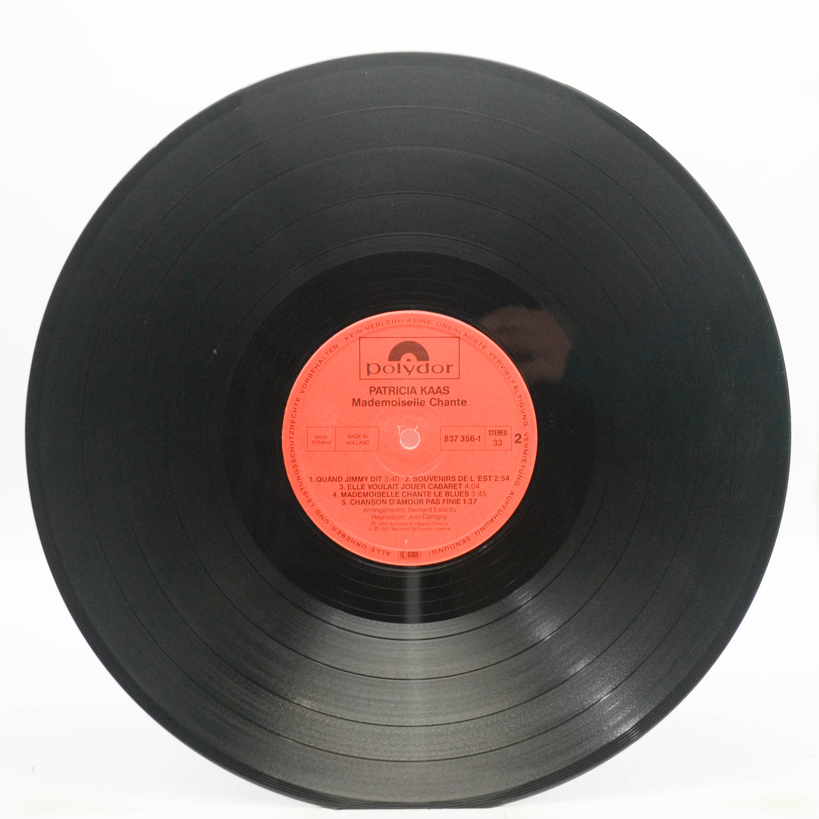 Patricia Kaas — Mademoiselle Chante..., 1988