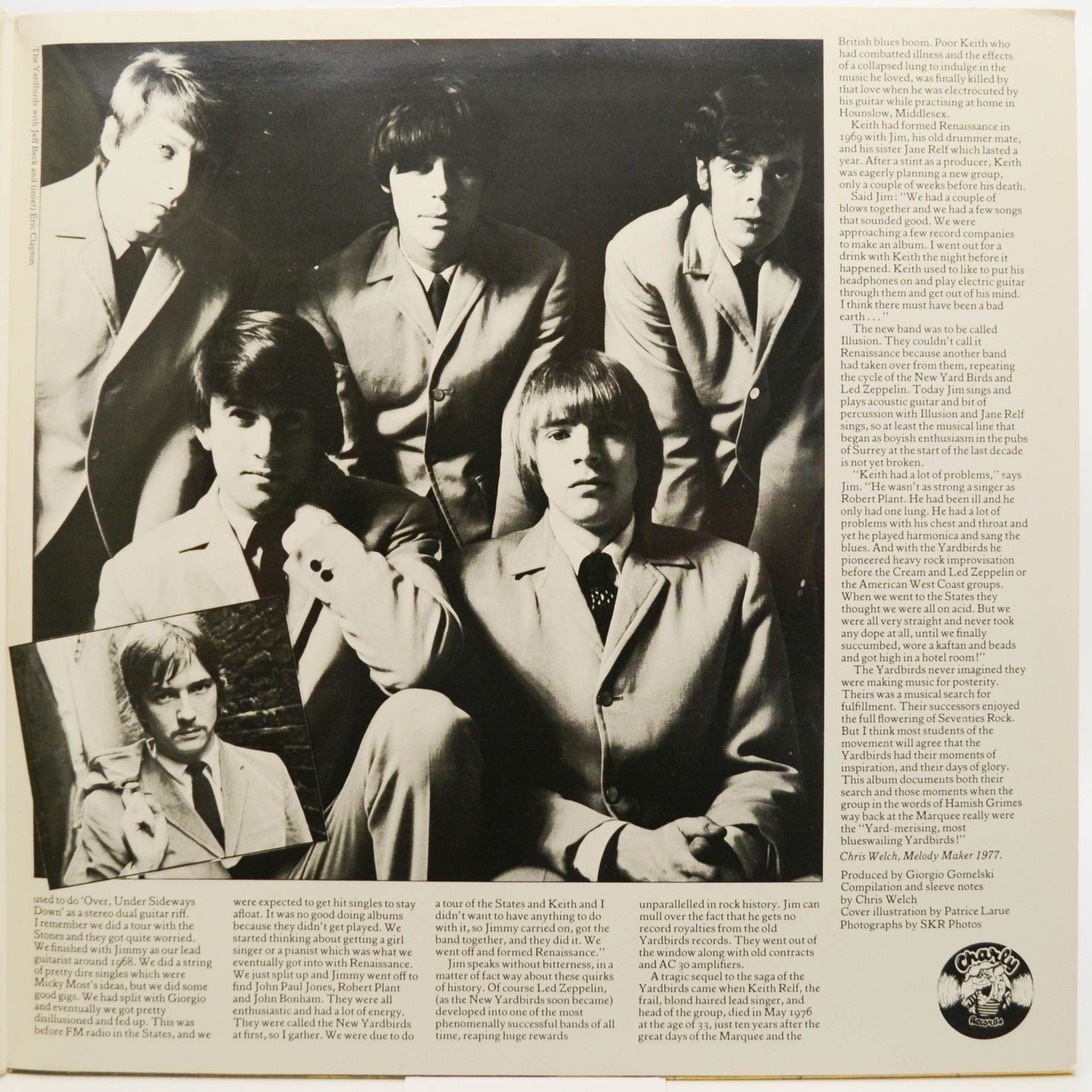 Виниловая пластинка Yardbirds — Shapes Of Things (2LP), 1977