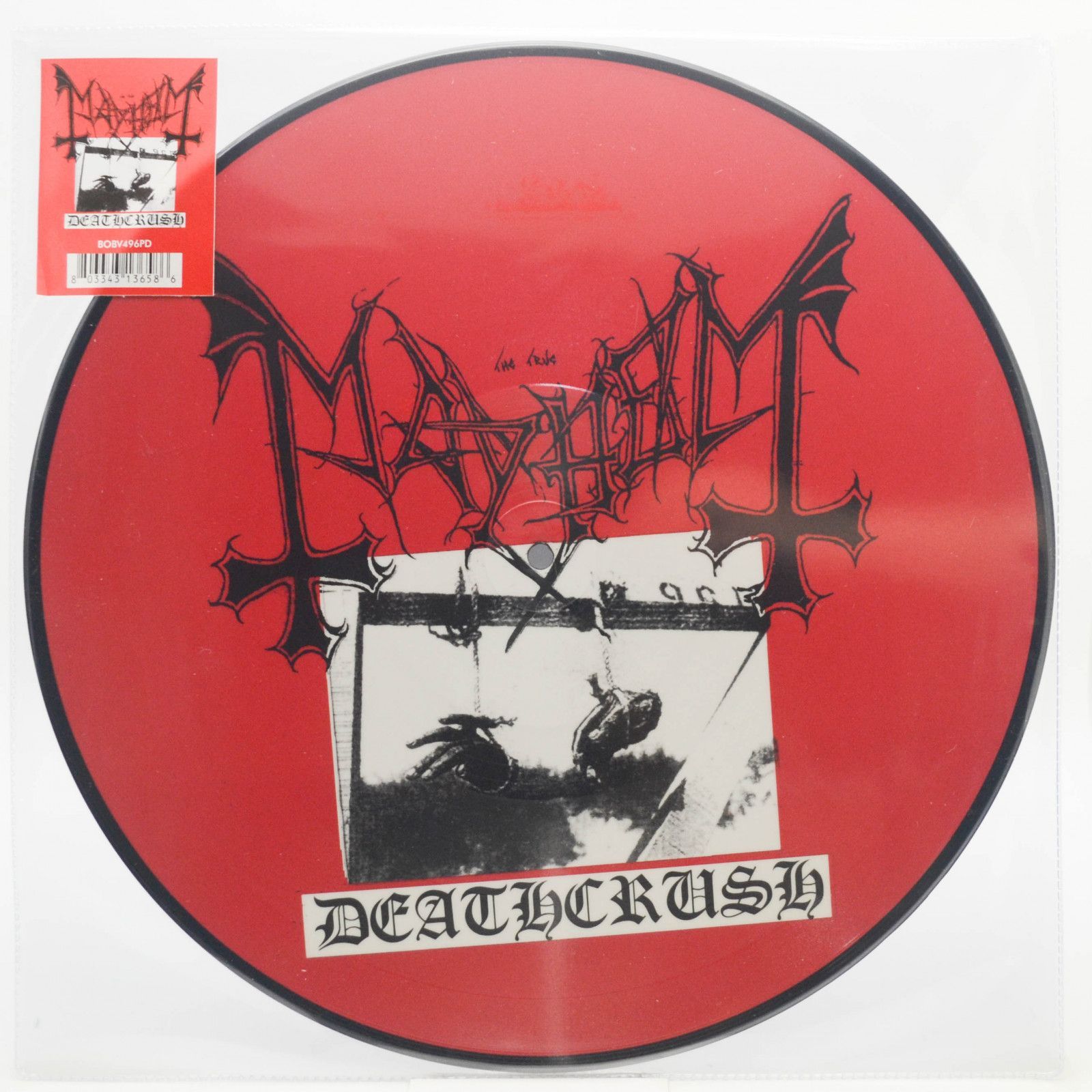 Виниловая пластинка Mayhem — Deathcrush (UK), 1987