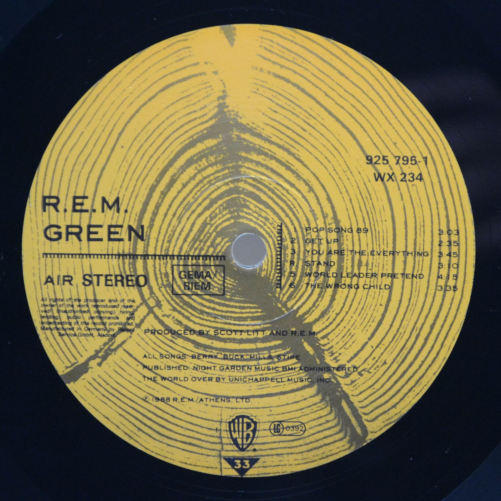 R.E.M. — Green, 1988