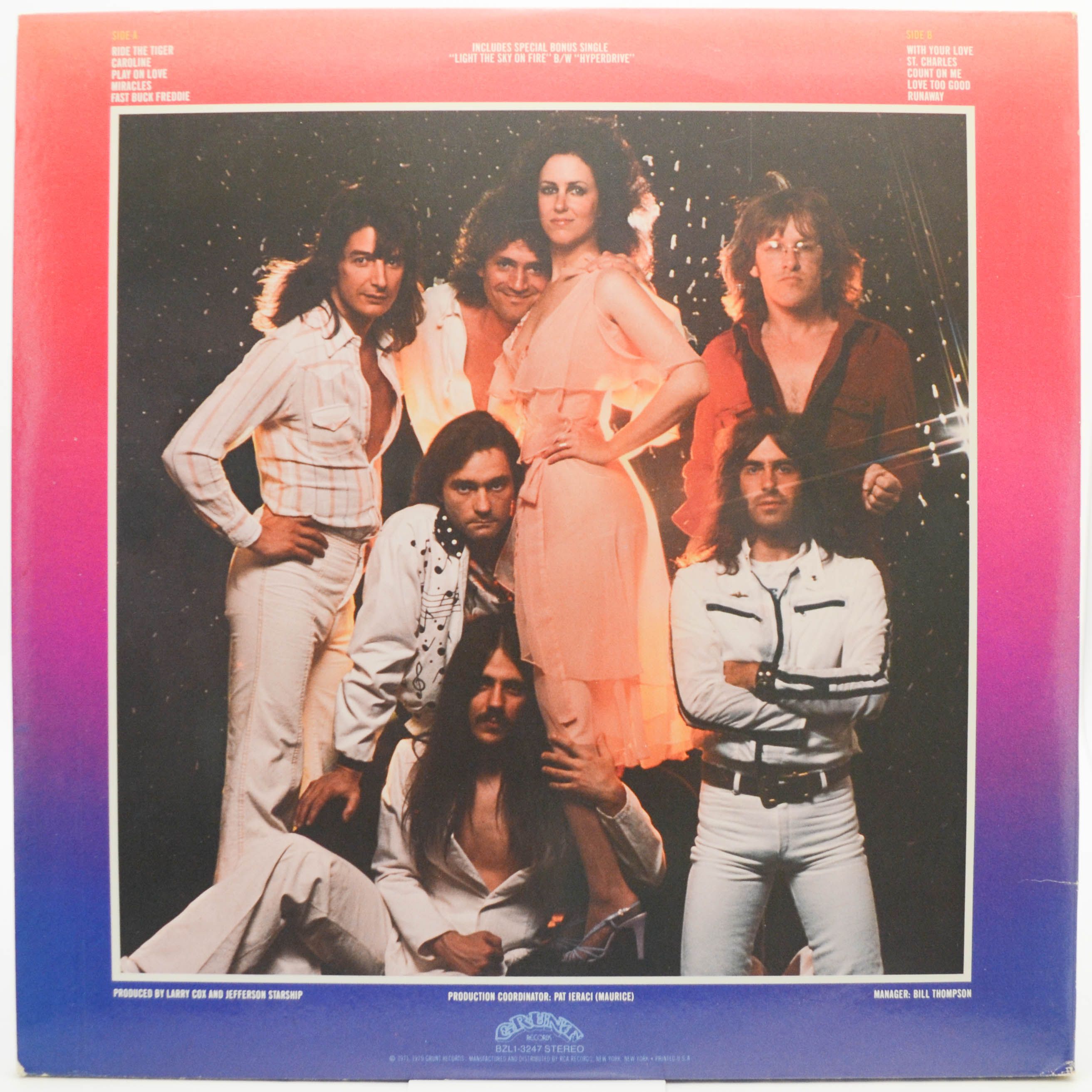 Виниловая пластинка Jefferson Starship — Gold (LP+7", USA), 1979