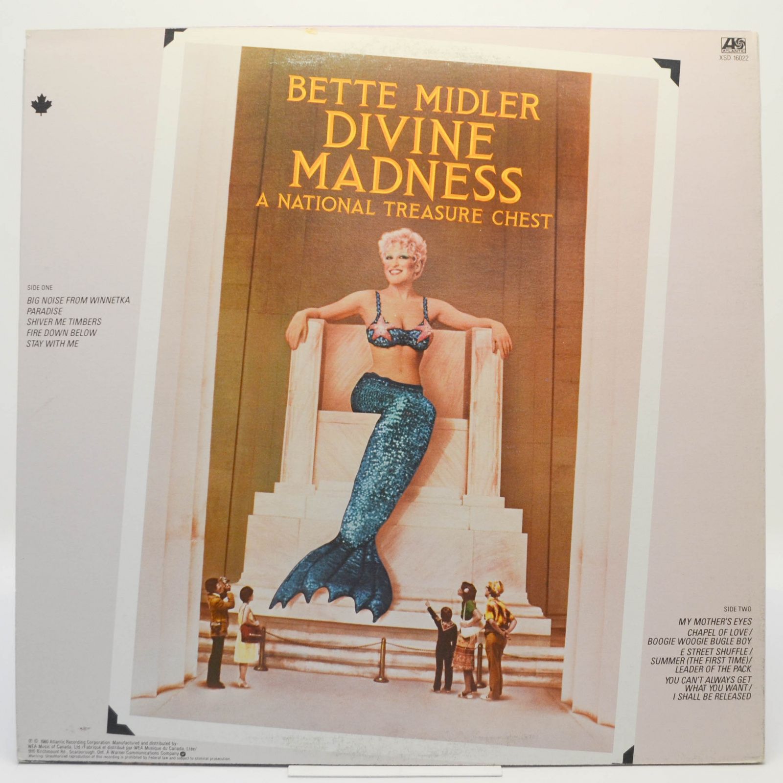 Виниловая пластинка Bette Midler — Divine Madness, 1980