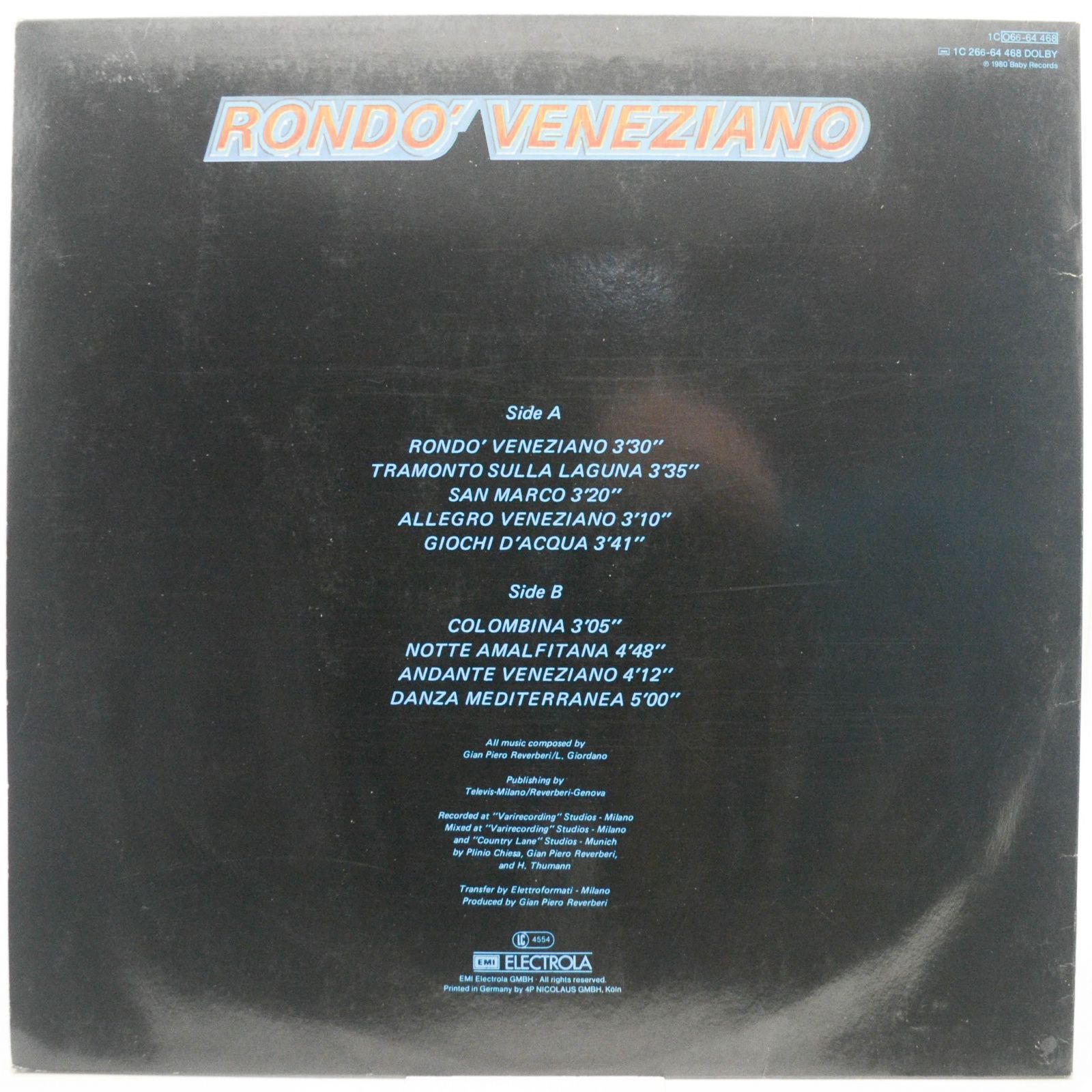 Rondo' Veneziano — Rondo' Veneziano, 1980
