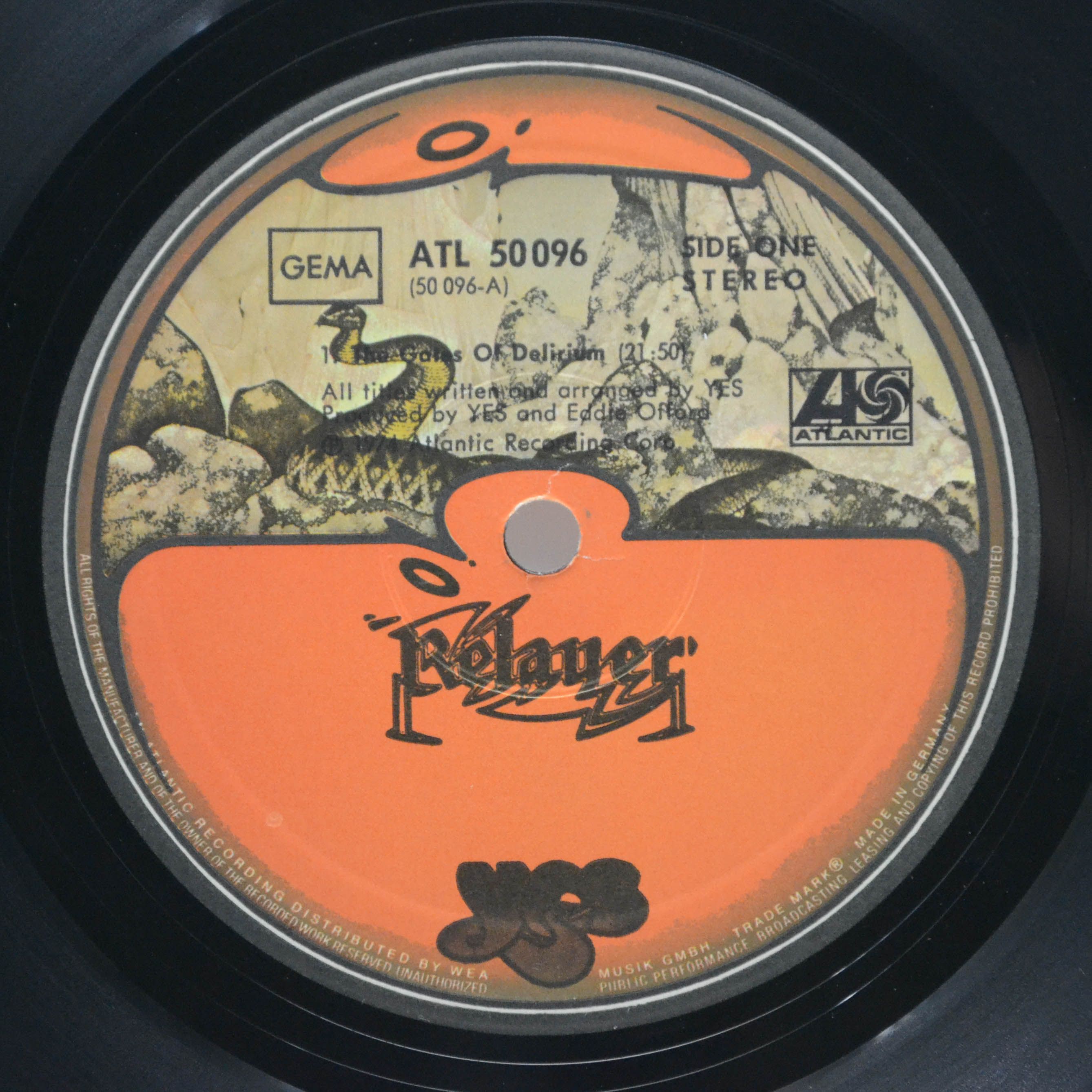 Виниловая пластинка Yes — Relayer, 1974