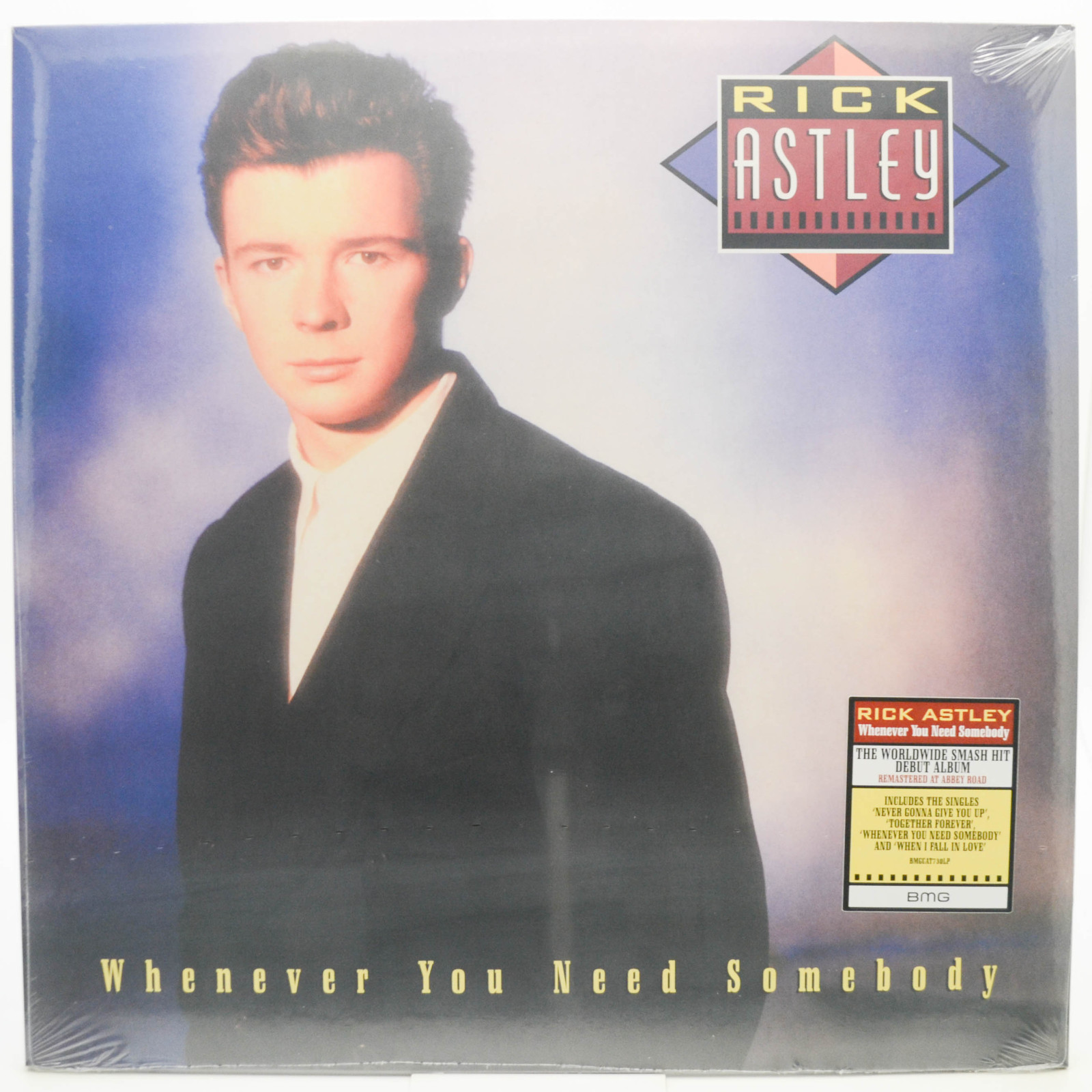 Виниловая пластинка Rick Astley — Whenever You Need Somebody, 1987