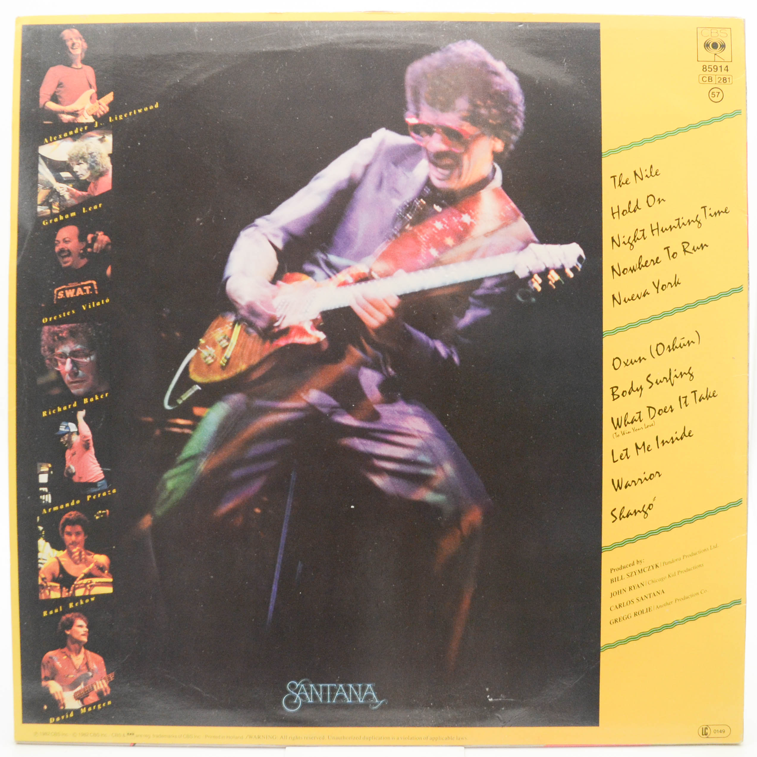 Santana — Shango, 1982