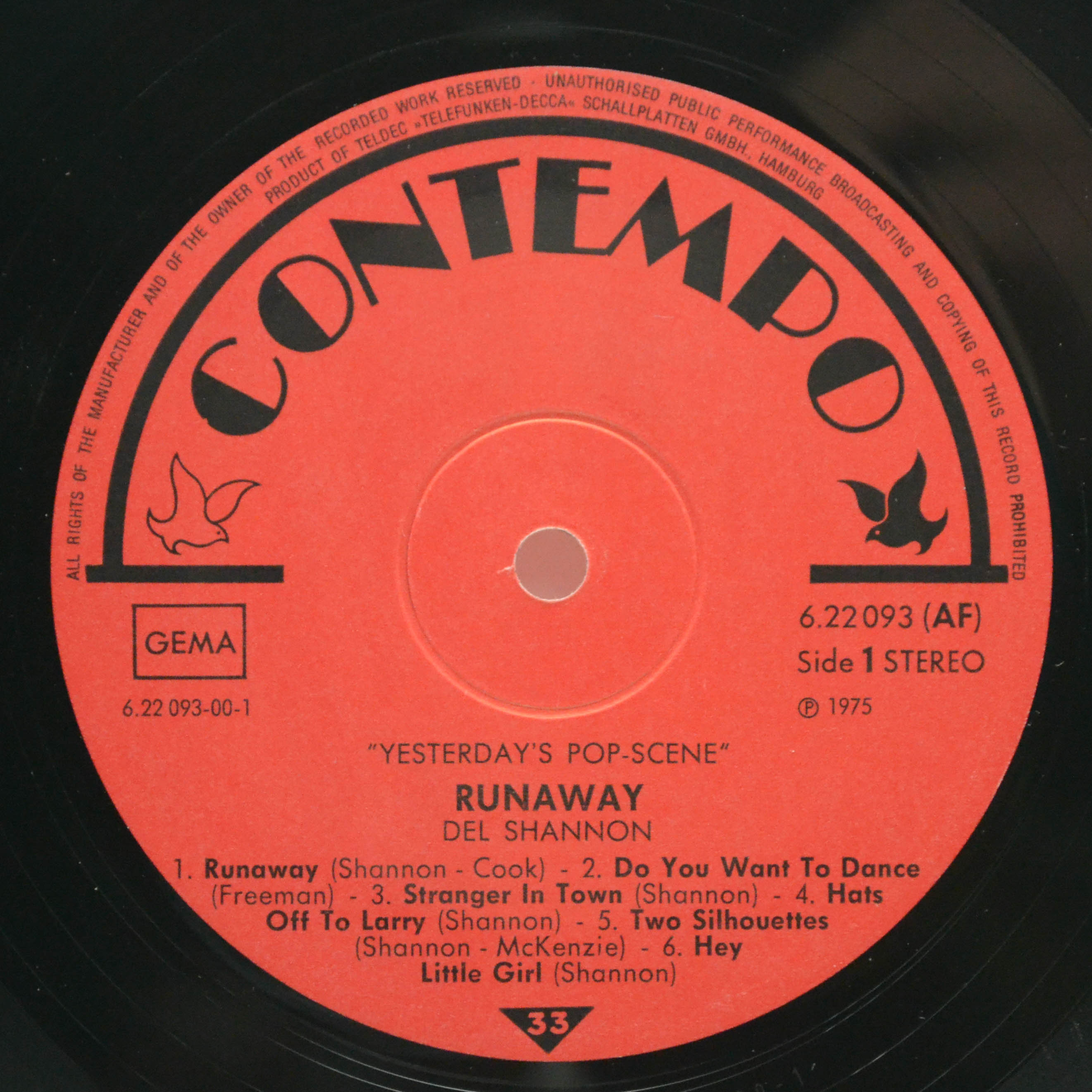 Del Shannon — Runaway, 1975