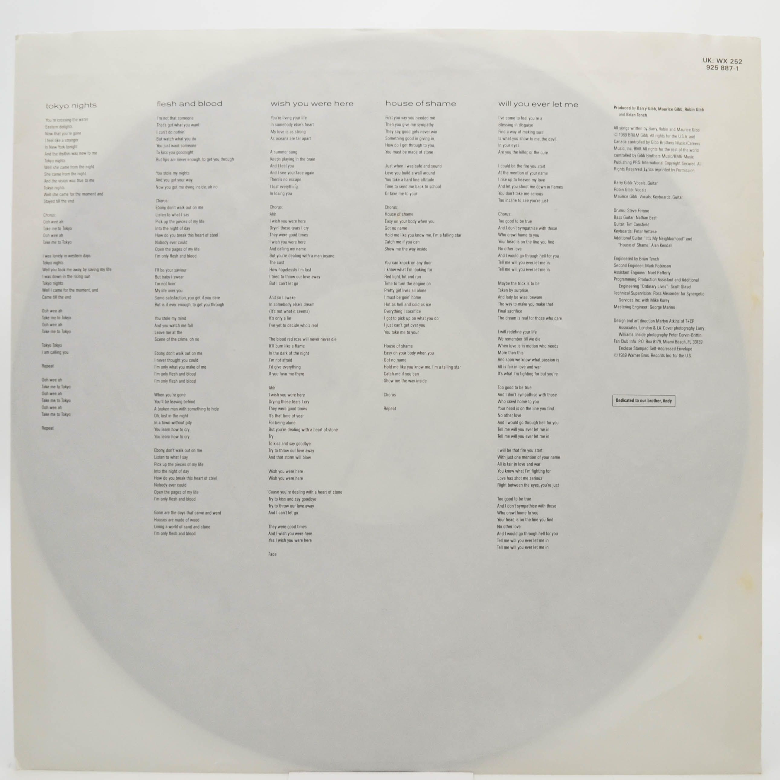 Bee Gees — One, 1989