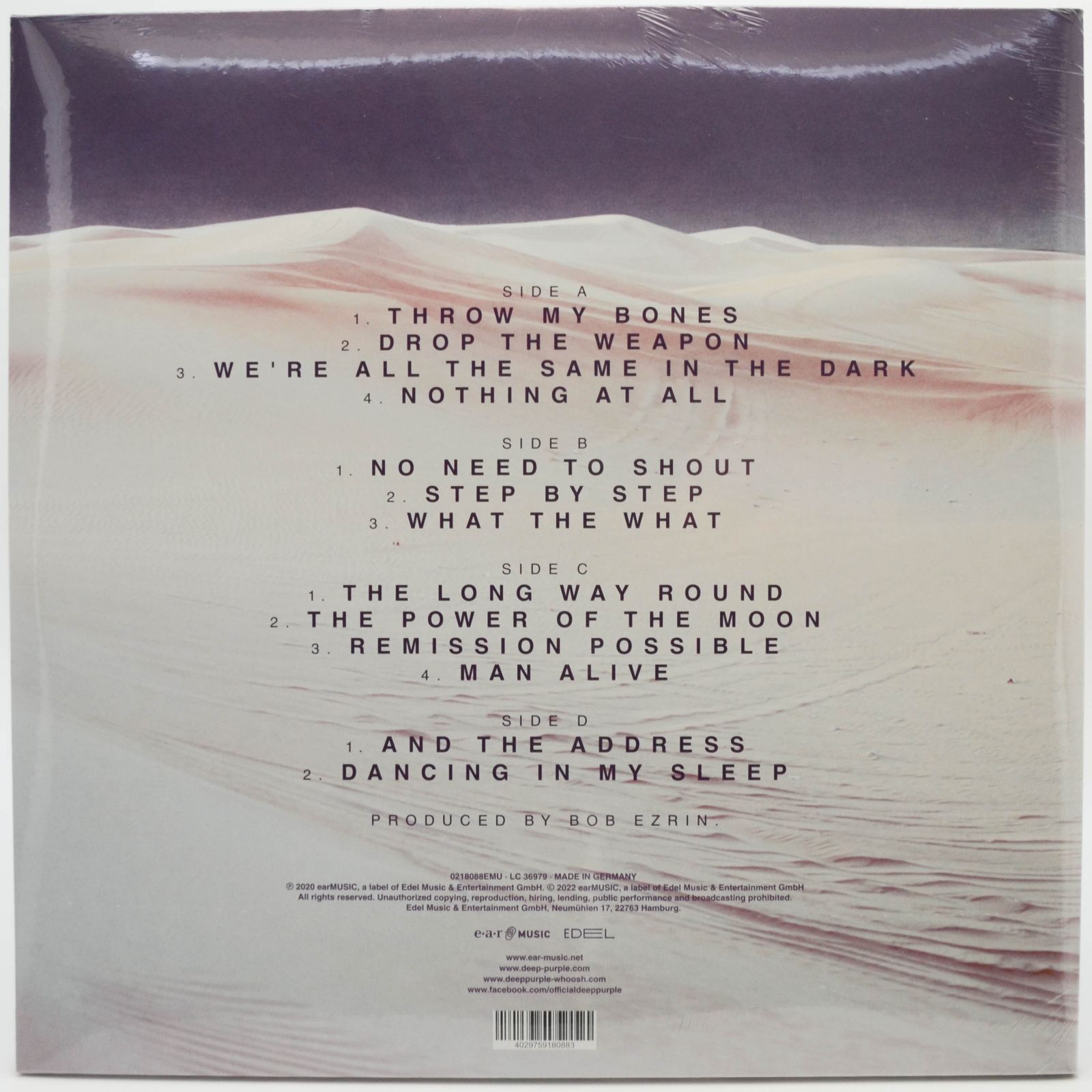 Deep Purple — Whoosh! (2LP), 2020