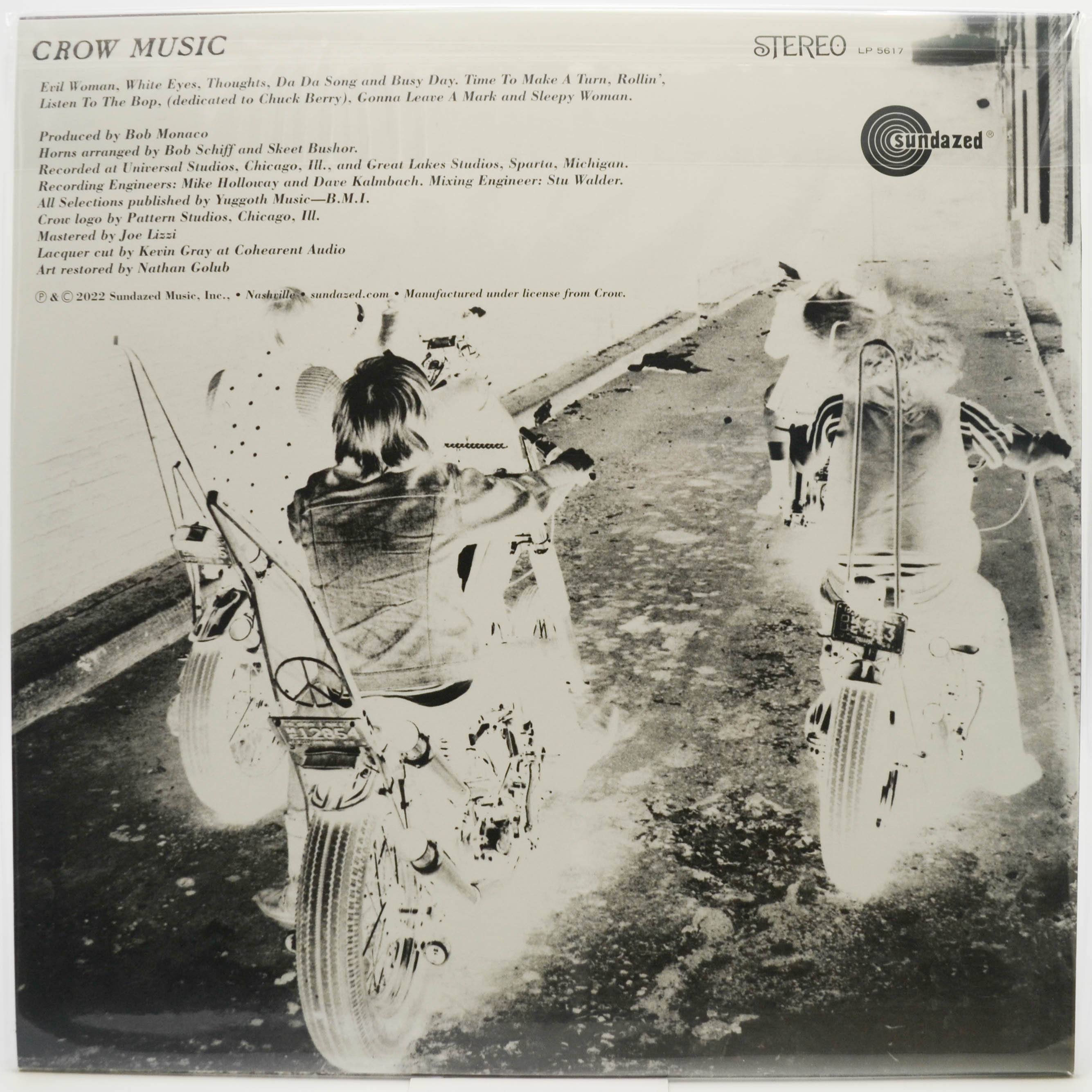 Виниловая пластинка Crow — Crow Music (USA), 1969