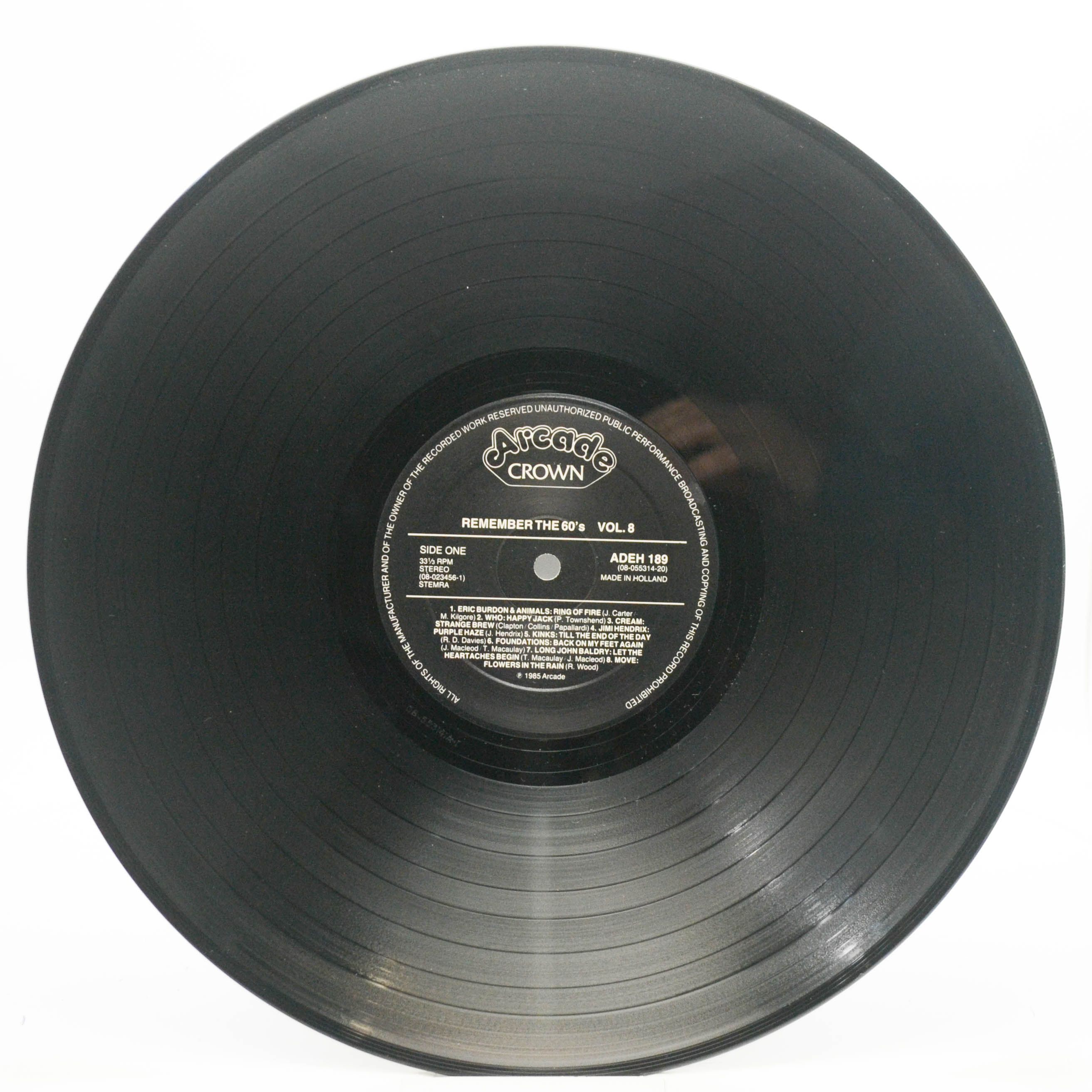 Various — Remember The 60's (Volume 8) (2LP), 1985