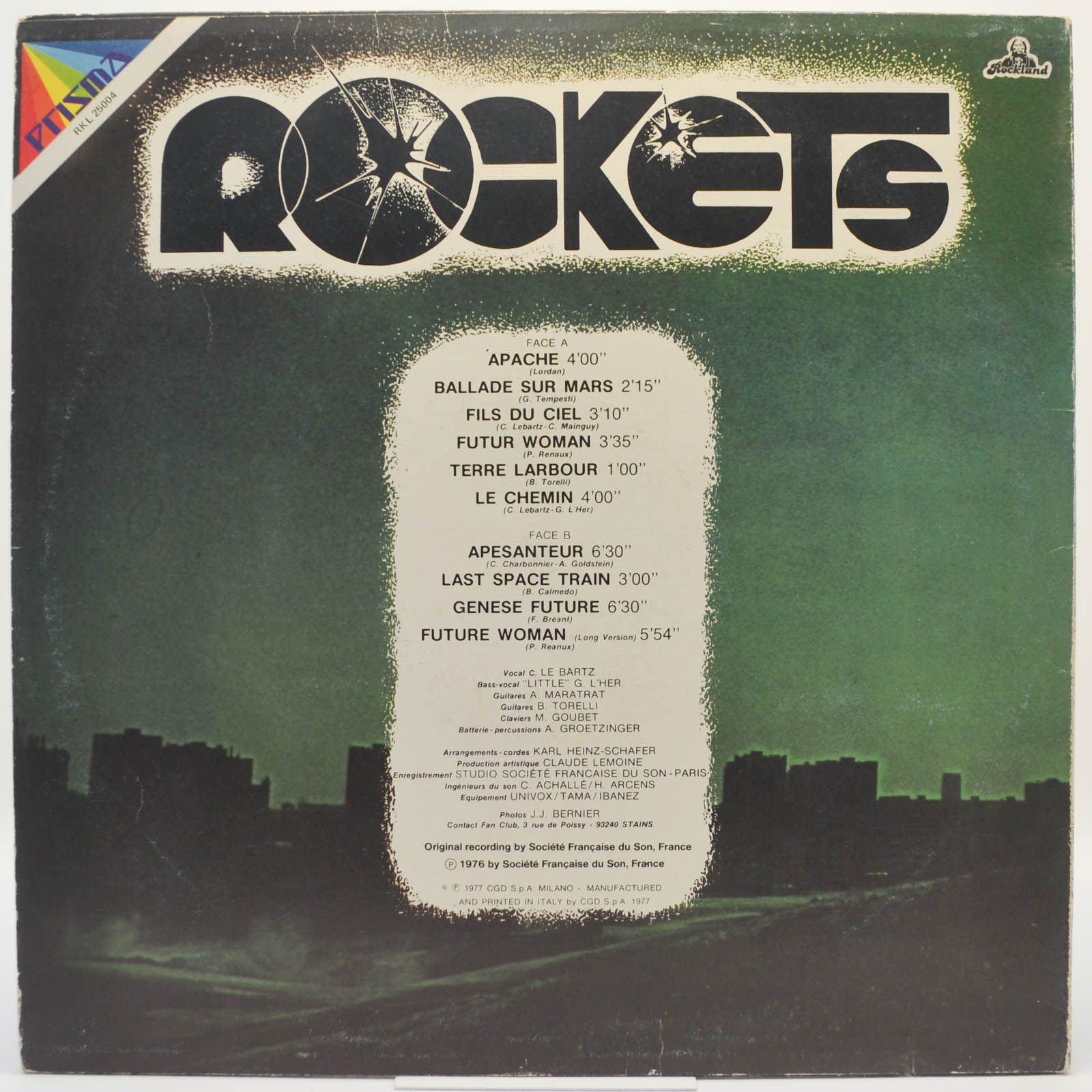 Виниловая пластинка Rockets — Rockets, 1976