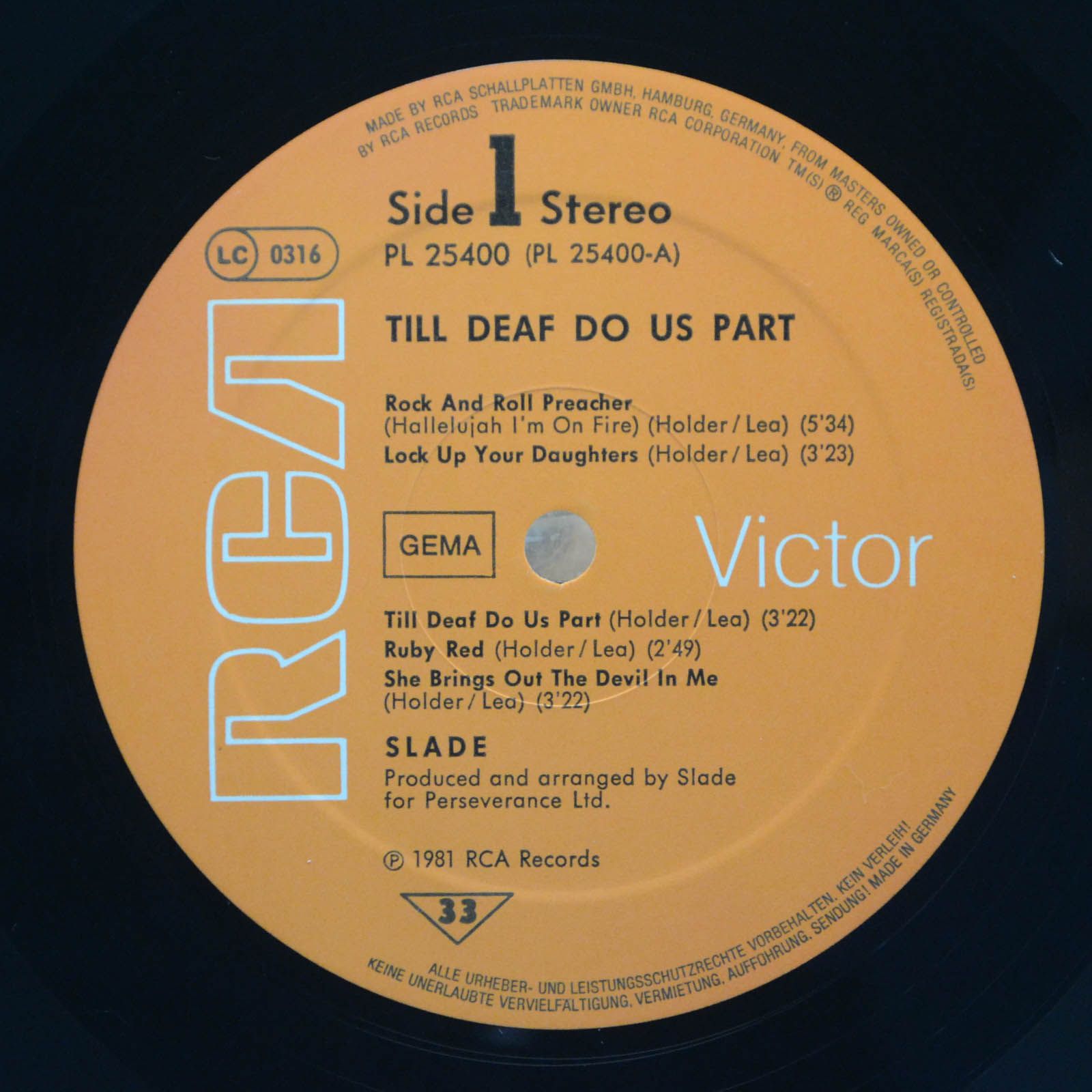 Slade — Till Deaf Do Us Part, 1981