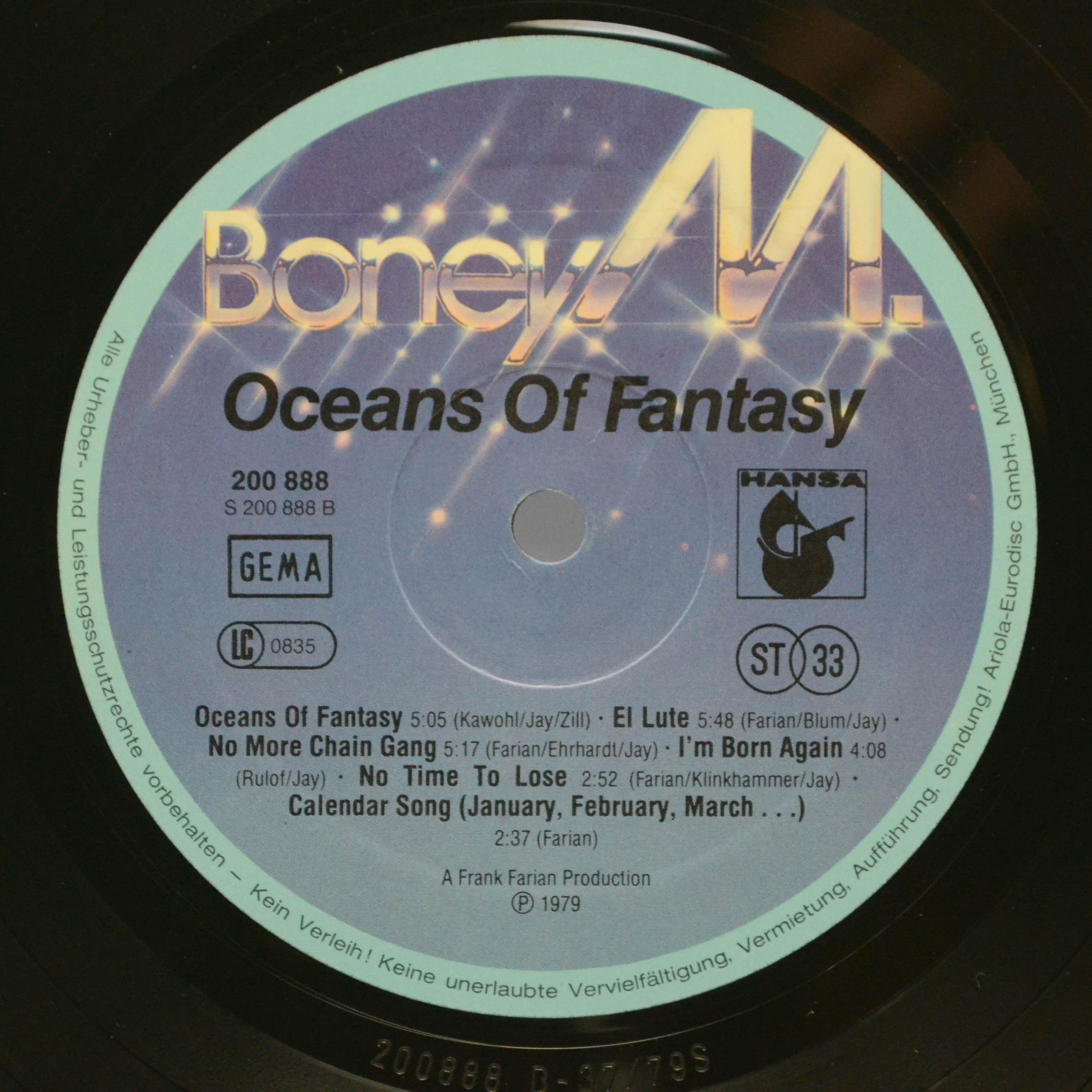 Boney M. — Oceans Of Fantasy, 1979