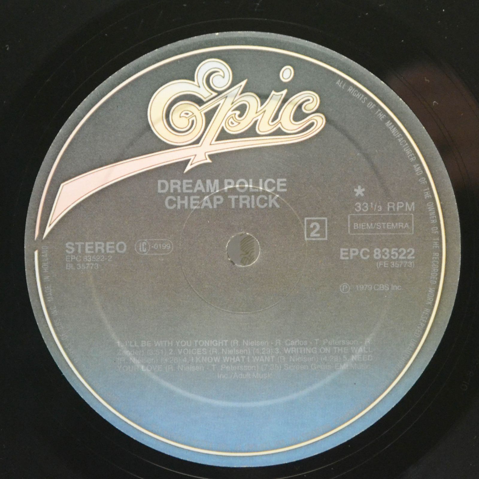 Виниловая пластинка Cheap Trick — Dream Police, 1979